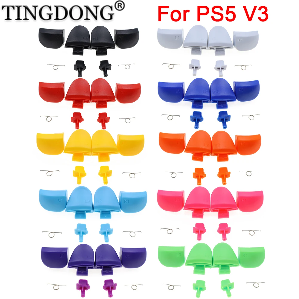 Replacement L1 R1 L2 R2 Shoulder Buttons & Share Button Kit For PS5 V3 BDM-030 Wireless Controller
Replacement L1 R1 L2 R2 Shoulder Buttons & Share Button Kit For PS5 V3 BDM-030 Wireless Controller