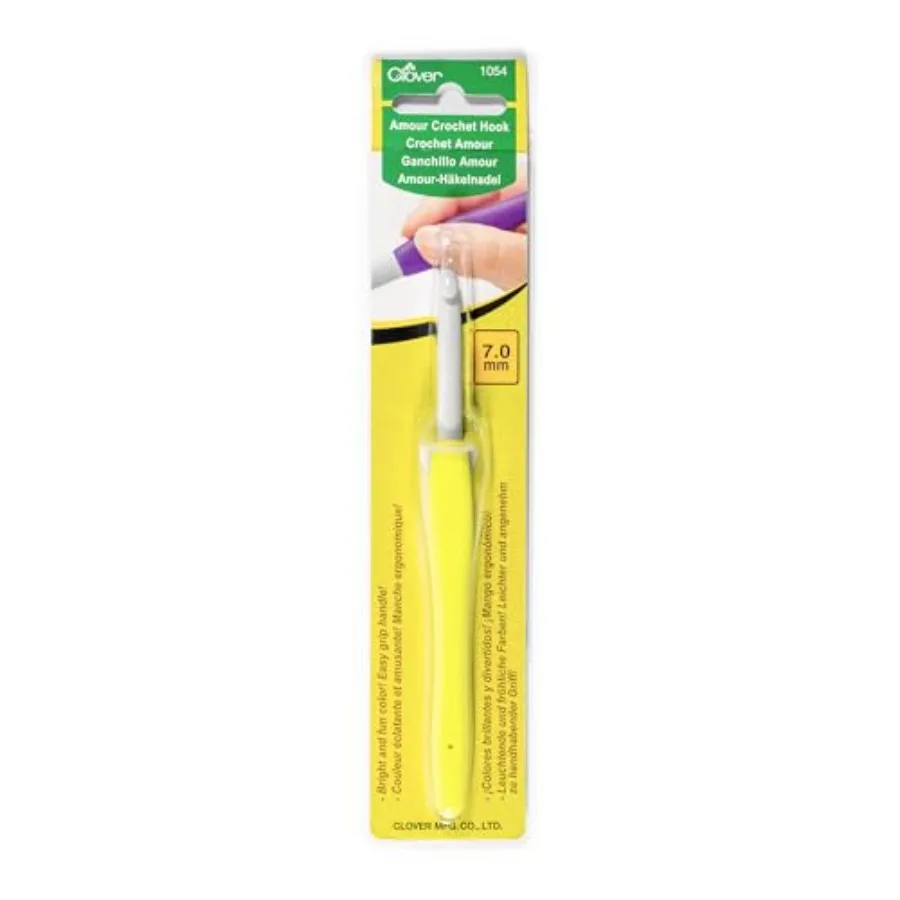 Amour Crochet Hook 7.0 mm,Yellow
Amour Crochet Hook 7.0 mm,Yellow