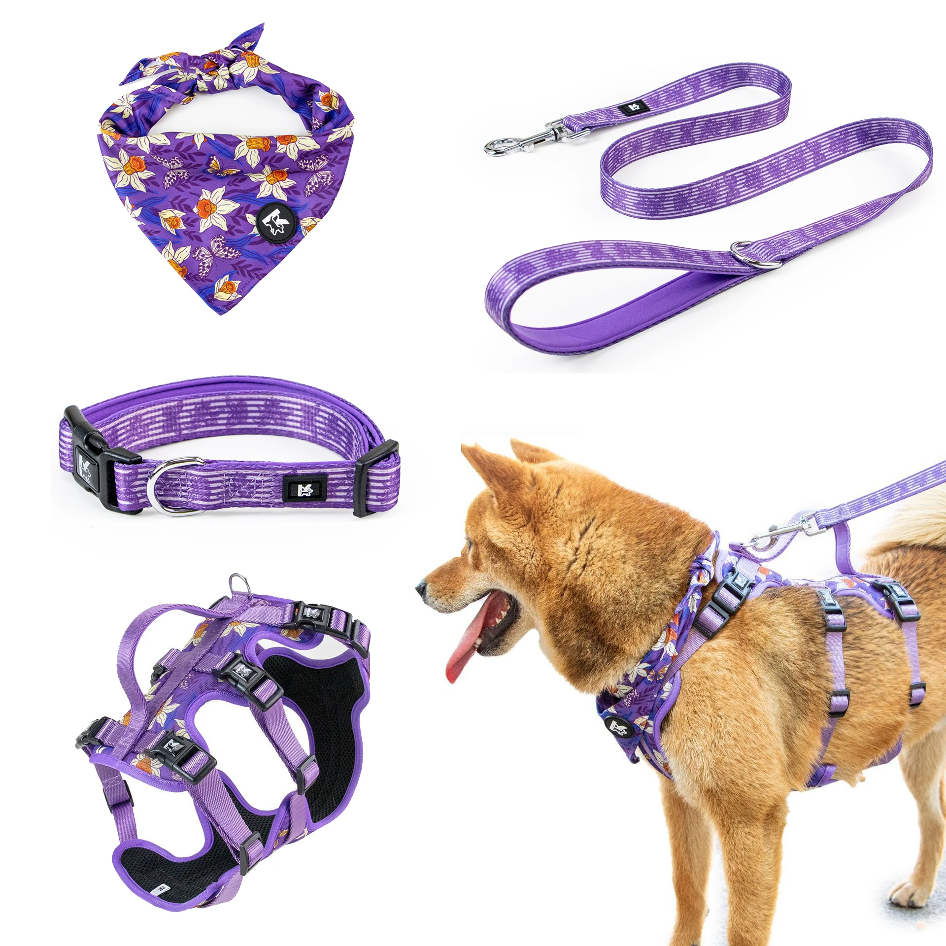 Pet Travel Set - Adjustable Dog Chest Harness / Dog Leash / Pet Bib / Pet Collar, Suitable For Small/Medium/Large Dogs
Pet Travel Set - Adjustable Dog Chest Harness / Dog Leash / Pet Bib / Pet Collar, Suitable For Small/Medium/Large Dogs