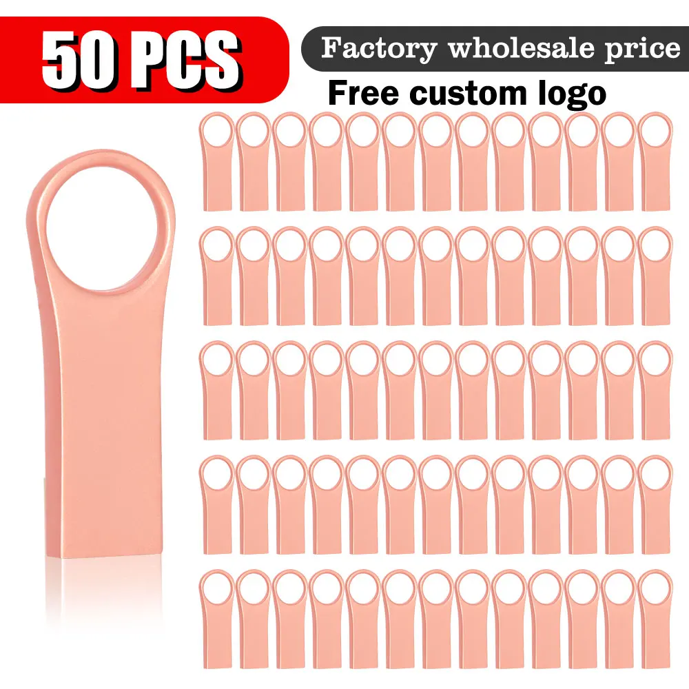 USB Flash Drive 50pcs Free Logo Hight Speed Pen Drive 64g Memory Stick USB 2.0 Metal Pendrive 128gbb Flash U-Disk Gift Key
USB Flash Drive 50pcs Free Logo Hight Speed Pen Drive 64g Memory Stick USB 2.0 Metal Pendrive 128gbb Flash U-Disk Gift Key
