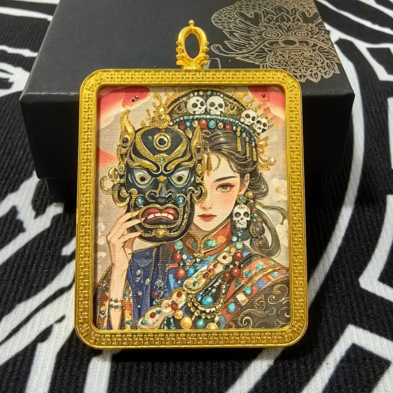 Gold-Plated Hand-Painted Thangka Twelve Zodiac Eight Guardian Deities Buddhist Commemorative Gift Jewelry Necklace Titanium Stee
Gold-Plated Hand-Painted Thangka Twelve Zodiac Eight Guardian Deities Buddhist Commemorative Gift Jewelry Necklace Titanium Stee