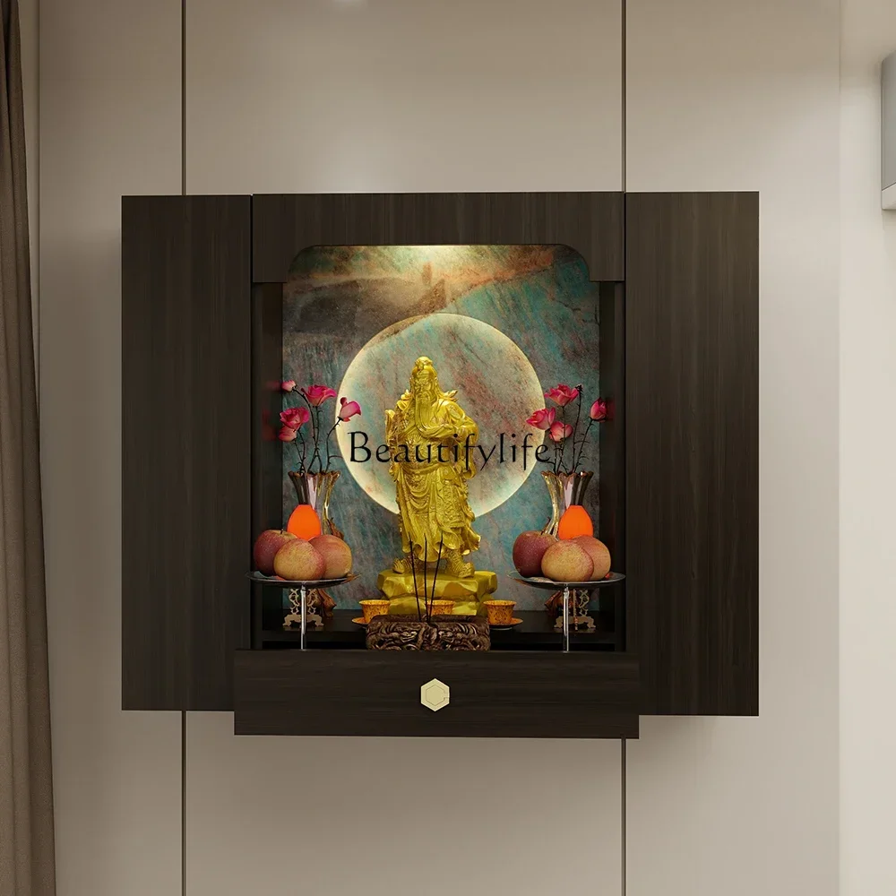 1LJYWall-mounted Buddhist shrine Guan Gong statue shrine offering table New Chinese-style offering table
1LJYWall-mounted Buddhist shrine Guan Gong statue shrine offering table New Chinese-style offering table