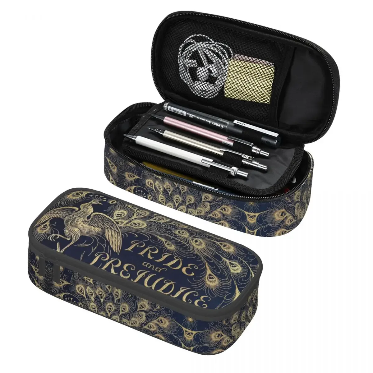 Custom Pride And Prejudice Peacock Feather Pencil Case for Boys Gilrs Large Storage Animal Pen Box Bag School Supplies
Custom Pride And Prejudice Peacock Feather Pencil Case for Boys Gilrs Large Storage Animal Pen Box Bag School Supplies