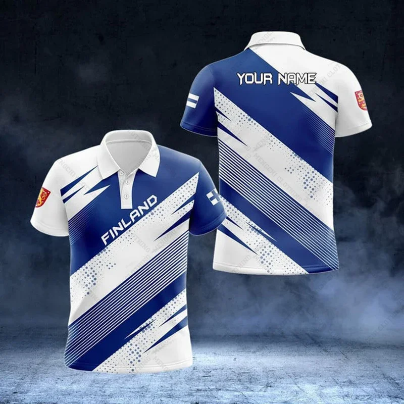 Finland Flag & Coat of Arms Customized Polo Shirts Summer Casual Streetwear Men's Fashion Loose Jersey Plus Size Sportswear
Finland Flag & Coat of Arms Customized Polo Shirts Summer Casual Streetwear Men's Fashion Loose Jersey Plus Size Sportswear
