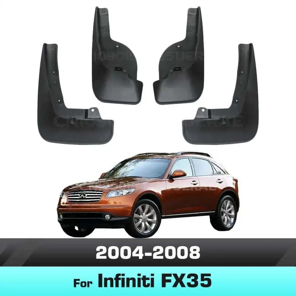 Fender For Infiniti FX35 2004-2008 2005 2006 2007 Mudguard Mud Flaps Guard Splash Flap Mudguards Car Accessories
Fender For Infiniti FX35 2004-2008 2005 2006 2007 Mudguard Mud Flaps Guard Splash Flap Mudguards Car Accessories
