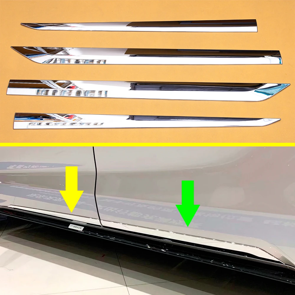 For 2021-2026 Toyota Sienna ABS Chrome Side Door Body Molding Trim Strip Protector Guard Cover Sticker Exterior Car Accessories
For 2021-2026 Toyota Sienna ABS Chrome Side Door Body Molding Trim Strip Protector Guard Cover Sticker Exterior Car Accessories