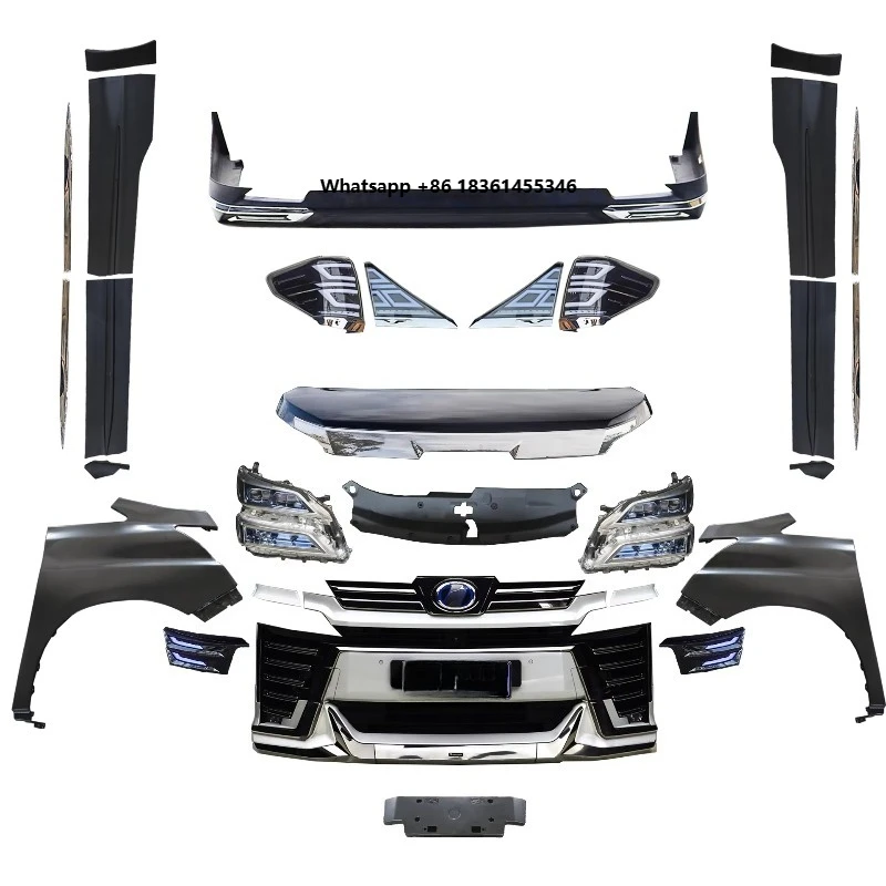For Vellfire 2009-2014 Alphard 20 Series Non-Destructive Upgrade Kit Front and Rear Body Parts Modification
For Vellfire 2009-2014 Alphard 20 Series Non-Destructive Upgrade Kit Front and Rear Body Parts Modification