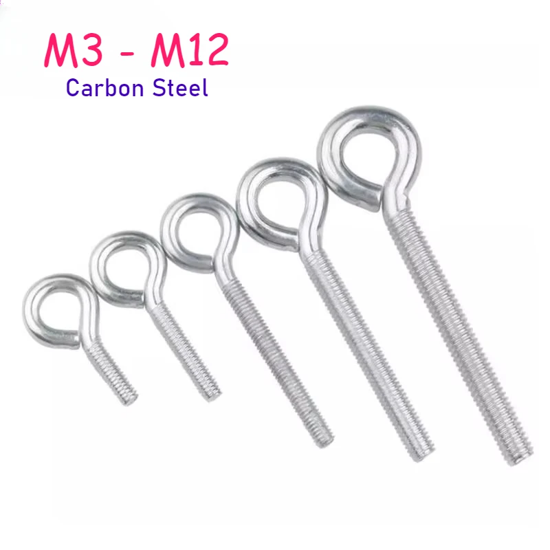 M3 M4 M5 M6 M8 M10 M12 Zinc Plated Carbon Steel Sheep Eye Screw Closed Hook With Ring Screw Lifting Ring Sheep Horn Eye Bolt
M3 M4 M5 M6 M8 M10 M12 Zinc Plated Carbon Steel Sheep Eye Screw Closed Hook With Ring Screw Lifting Ring Sheep Horn Eye Bolt