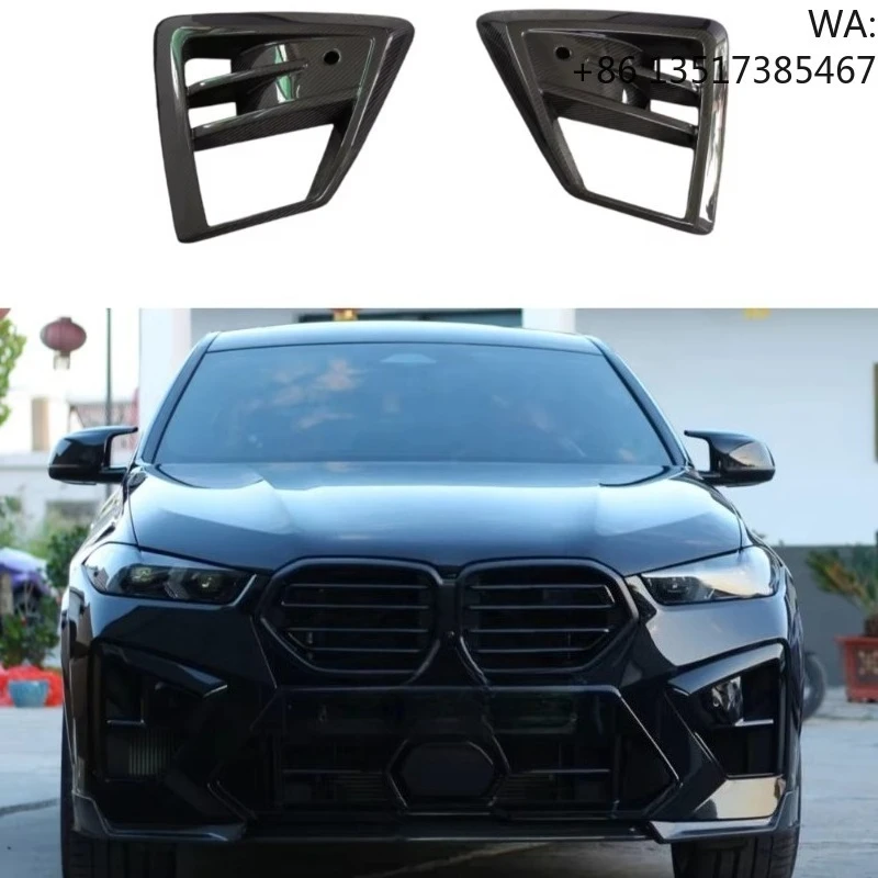For BMW Installs Aul Style Dry Carbon Fiber Front Bumper air Vent Front Bumper Decoration Suitable for BMW X6M
For BMW Installs Aul Style Dry Carbon Fiber Front Bumper air Vent Front Bumper Decoration Suitable for BMW X6M