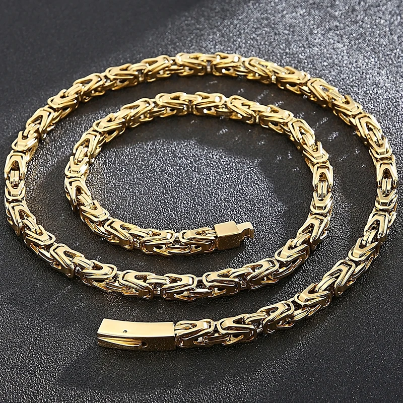 Xiqi Jewelry 50-65CM 25.5" 6MM Chain Vintage Style Imperial Chain Men's Necklace Luxury Gift
Xiqi Jewelry 50-65CM 25.5" 6MM Chain Vintage Style Imperial Chain Men's Necklace Luxury Gift
