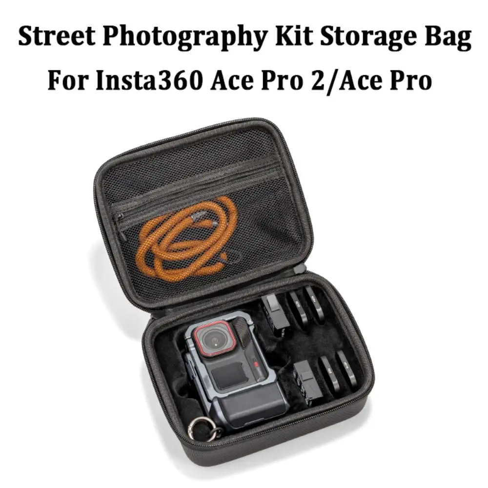 Портативная сумка для хранения комплекта уличной фотографии, легкий защитный чехол Xplorer Grip для Insta360 Ace Pro 2/Ace Pro
Портативная сумка для хранения комплекта уличной фотографии, легкий защитный чехол Xplorer Grip для Insta360 Ace Pro 2/Ace Pro
