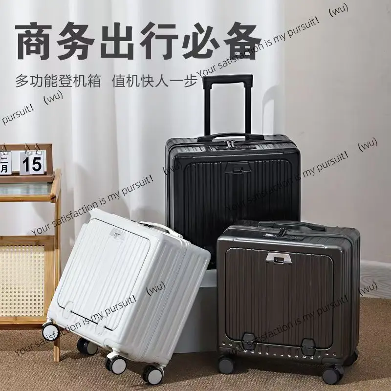 Посадковая сумка с передним открыванием, чемодан, чемодан на колесиках с деловыми паролями, универсальный 18-дюймовый чемодан на колесиках, небольшой портативный чемодан.
Посадковая сумка с передним открыванием, чемодан, чемодан на колесиках с деловыми паролями, универсальный 18-дюймовый чемодан на колесиках, небольшой портативный чемодан.
