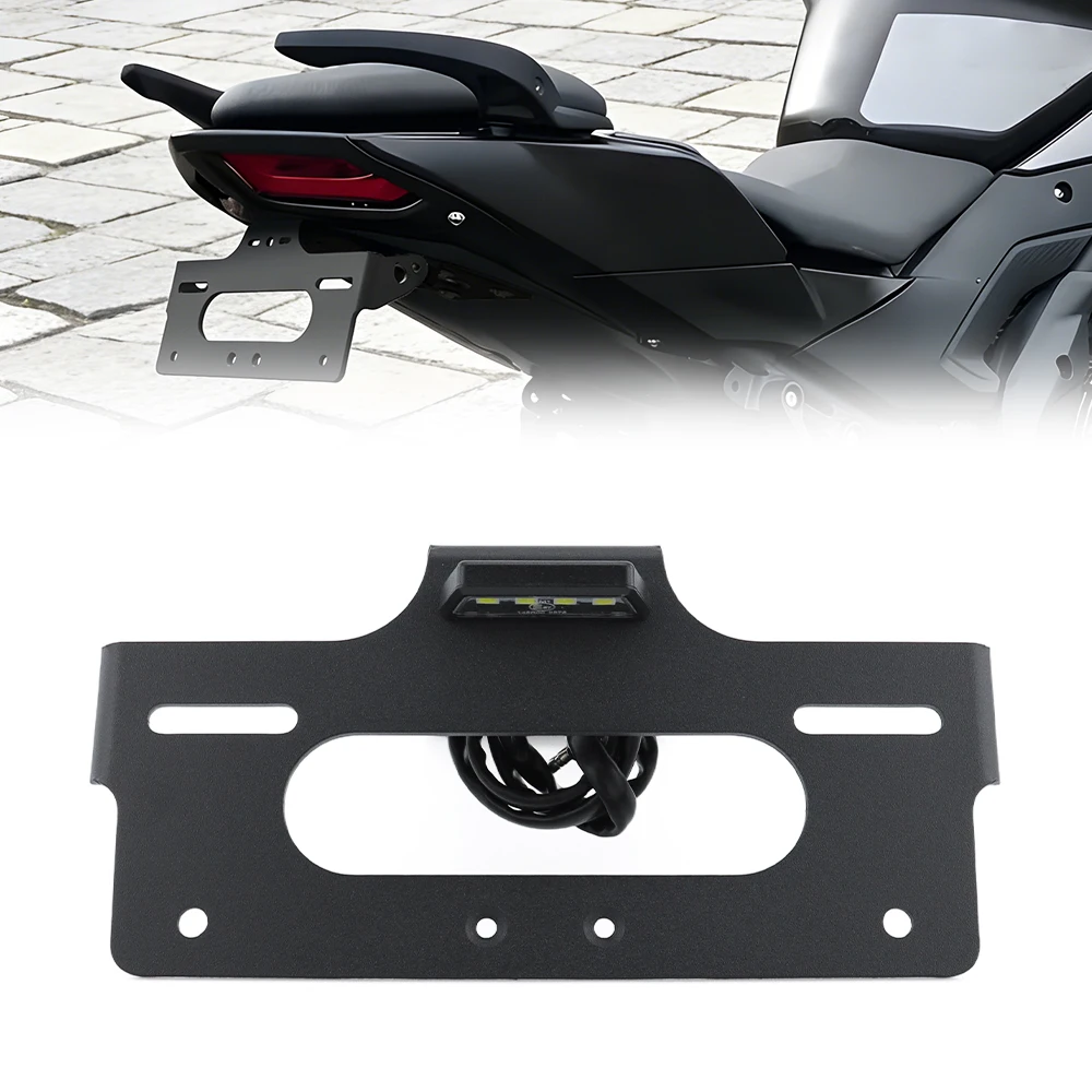 Eliminator License Plate Holder with LED Light Mount Motorcycle Rear Tail Tidy Fender Aluminum Black R625 2025-2026 For Voge
Eliminator License Plate Holder with LED Light Mount Motorcycle Rear Tail Tidy Fender Aluminum Black R625 2025-2026 For Voge