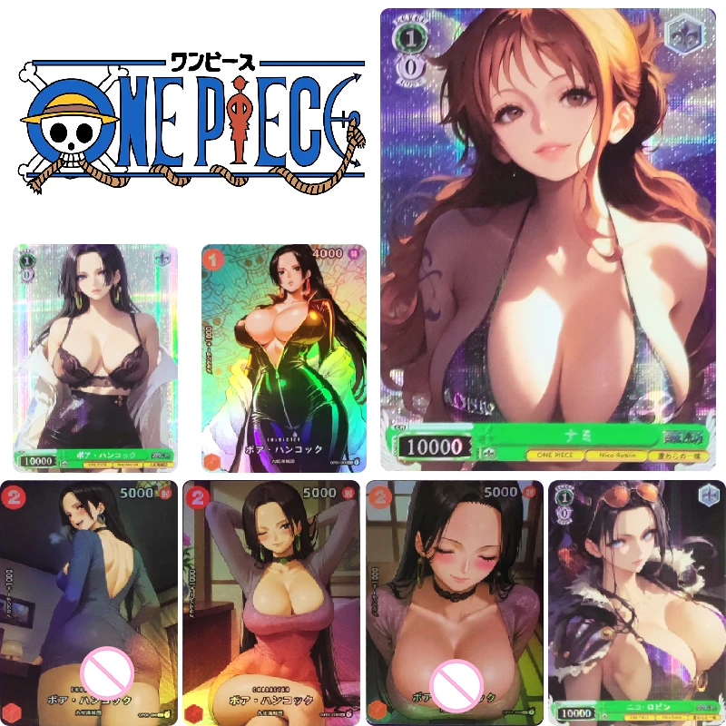 ONE PIECE Monkey D. Luffy Boa Hancock Nefertari D. Vivi DIY Homemade Toys Collection Card Christmas Birthday Gift
ONE PIECE Monkey D. Luffy Boa Hancock Nefertari D. Vivi DIY Homemade Toys Collection Card Christmas Birthday Gift