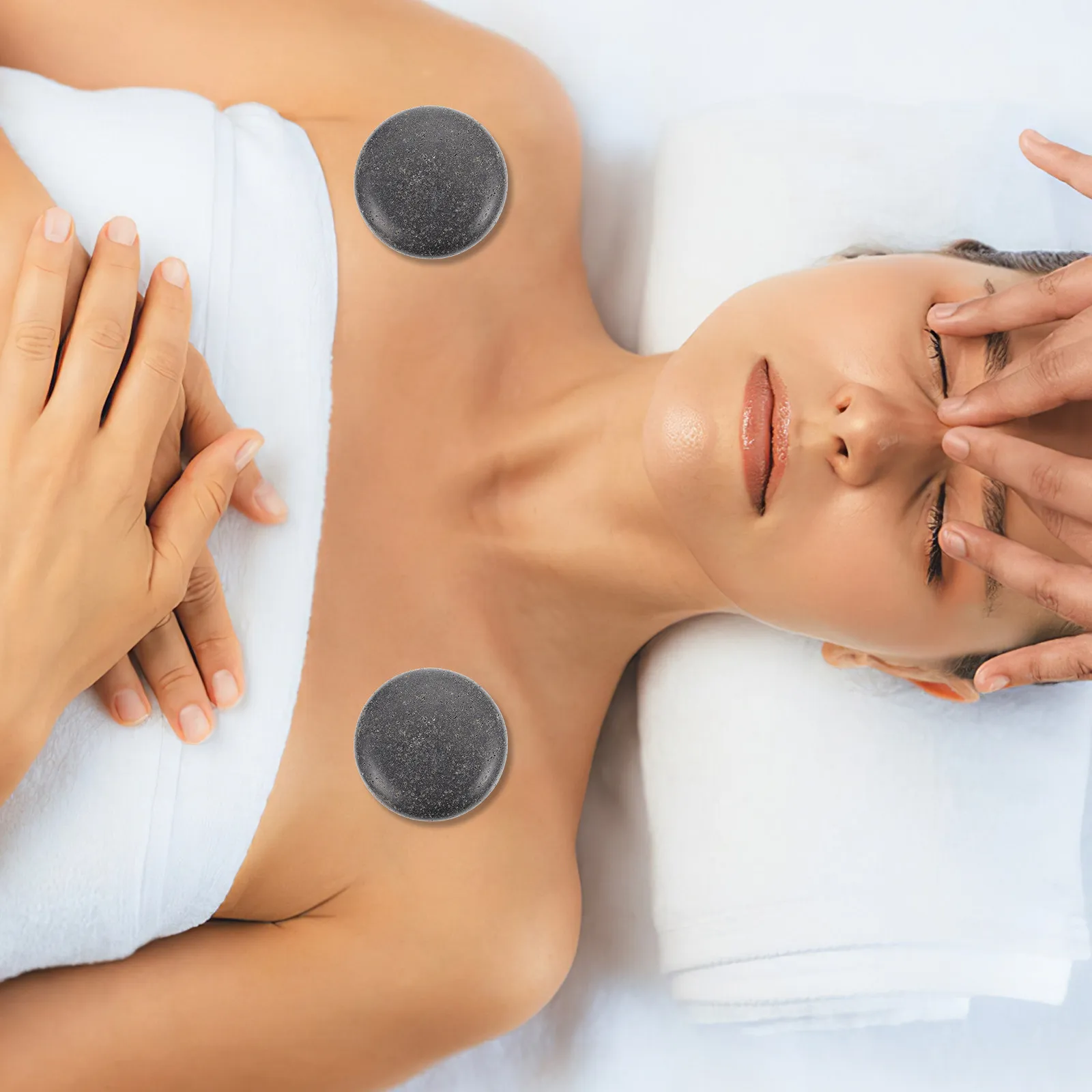 Round Volcanic Rock Massage Stone for Spa Home Use Gua Sha Scraping Hot Compress Stone Improves Circulation Relieves Stress
Round Volcanic Rock Massage Stone for Spa Home Use Gua Sha Scraping Hot Compress Stone Improves Circulation Relieves Stress