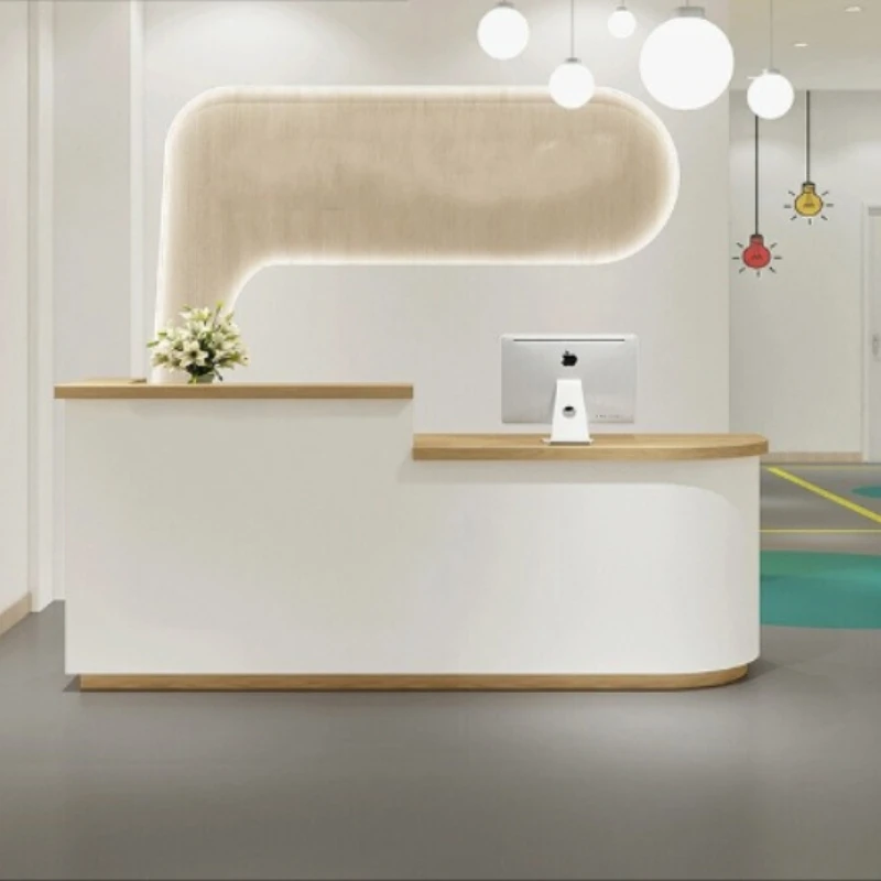 Light luxury arc-shaped Reception Desks clothing small corner Reception Desks store beauty Office Furniture Военное дело ZY40JDT
Light luxury arc-shaped Reception Desks clothing small corner Reception Desks store beauty Office Furniture Военное дело ZY40JDT