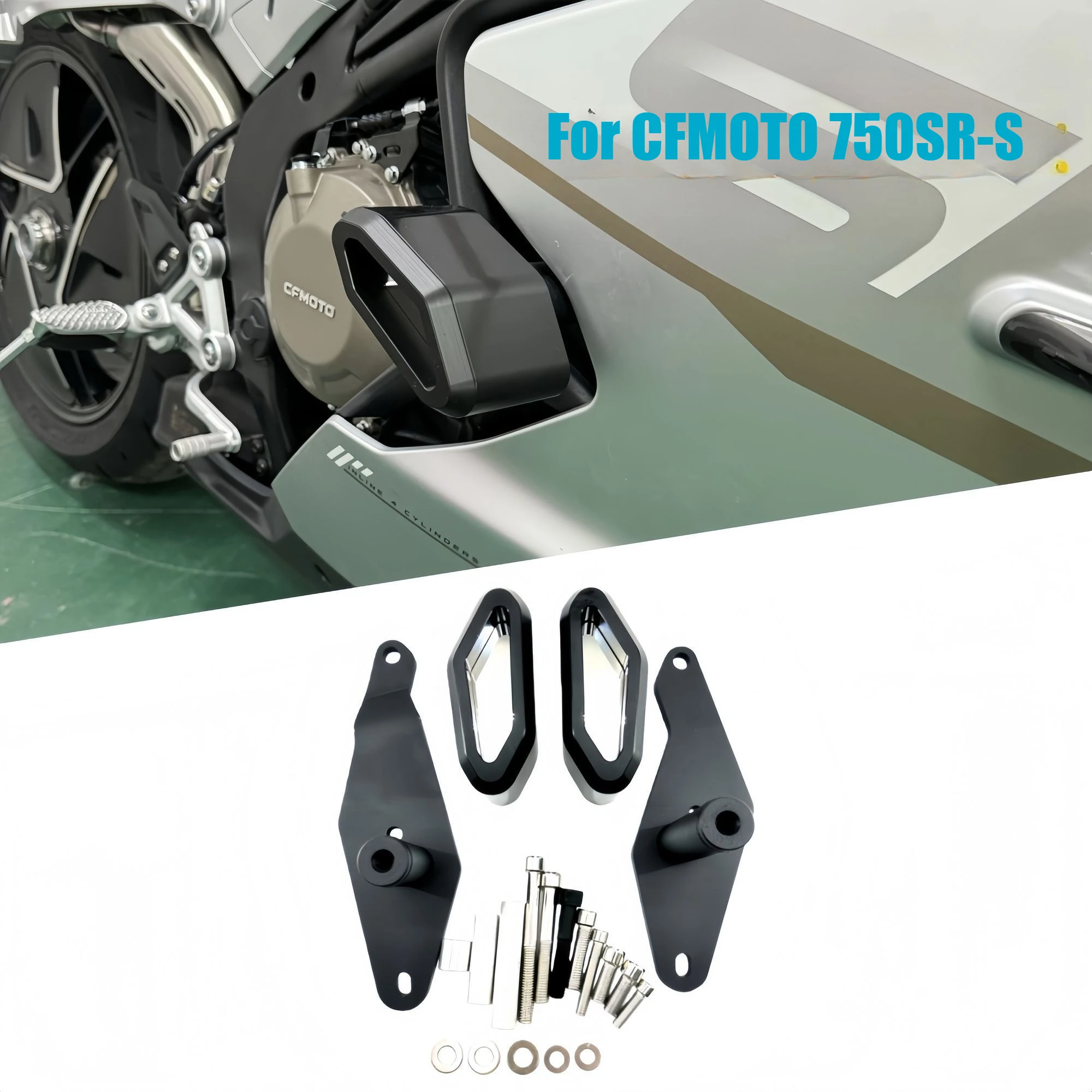 For CFMOTO 750SR-S CF MOTO 750 SR-S 750SRS 2025+ Motorcycle Frame Slider Fairing Guard Crash Pad Protector Falling Protection
For CFMOTO 750SR-S CF MOTO 750 SR-S 750SRS 2025+ Motorcycle Frame Slider Fairing Guard Crash Pad Protector Falling Protection
