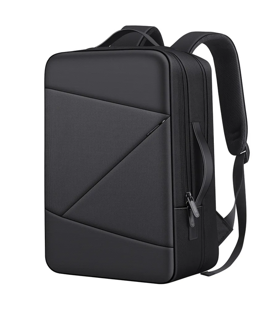 Black geometric diagonal cut slim laptop backpack anti splash compact hard wearing fabric for men business commute short work
Black geometric diagonal cut slim laptop backpack anti splash compact hard wearing fabric for men business commute short work