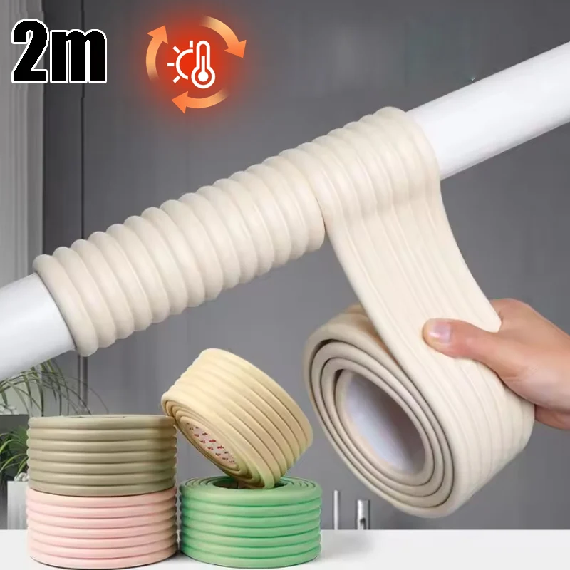 Сверхпрочная самоклеящаяся пенопластовая изоляция для труб, особо толстая губчатая обмотка для наружных водопроводных труб, предотвращает замерзание
Сверхпрочная самоклеящаяся пенопластовая изоляция для труб, особо толстая губчатая обмотка для наружных водопроводных труб, предотвращает замерзание