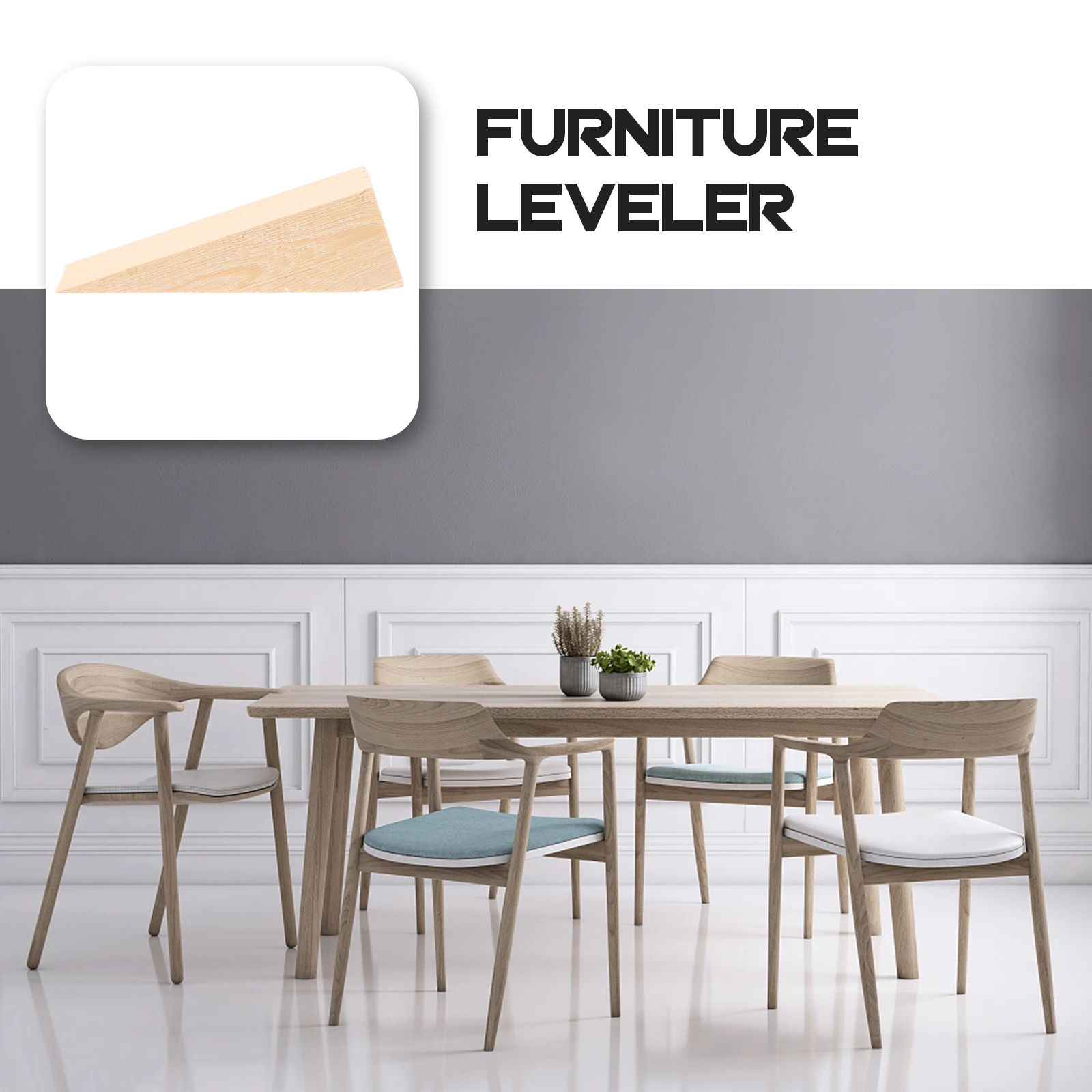 5Pcs Leveling Shims Wood Spacers for Furniture Table Leg Leveler Chair Shims Door Floor Leveler Tool Furniture Levelers
5Pcs Leveling Shims Wood Spacers for Furniture Table Leg Leveler Chair Shims Door Floor Leveler Tool Furniture Levelers
