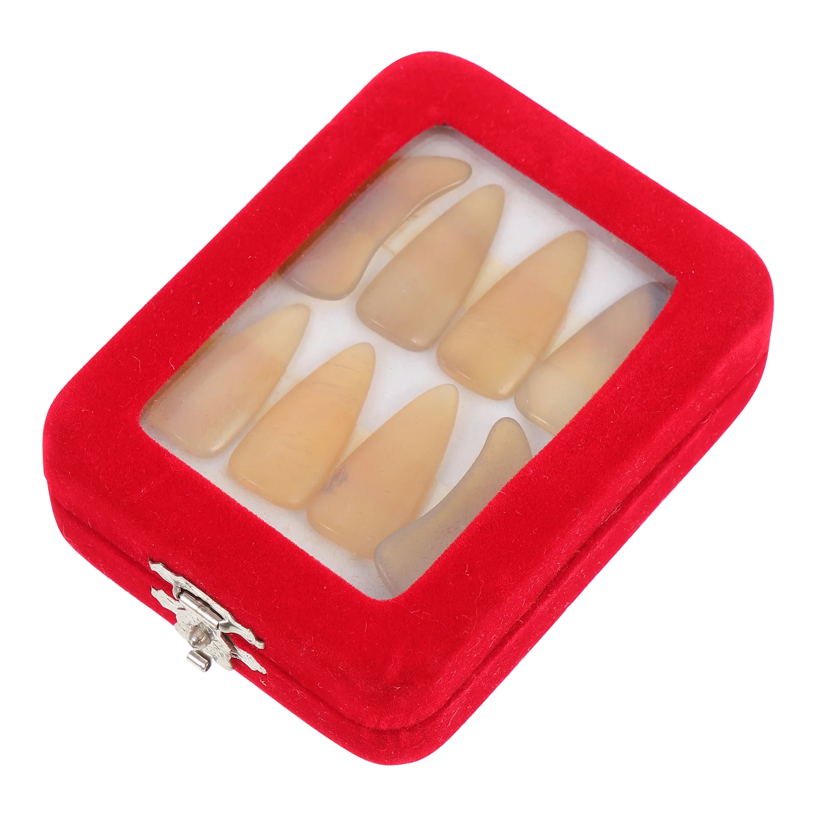 1 set 1 Set Durable Guzheng Finger Picks Protective Fake Nails String Instrument Accessories Practice Tools Nail Covers Finger
1 set 1 Set Durable Guzheng Finger Picks Protective Fake Nails String Instrument Accessories Practice Tools Nail Covers Finger