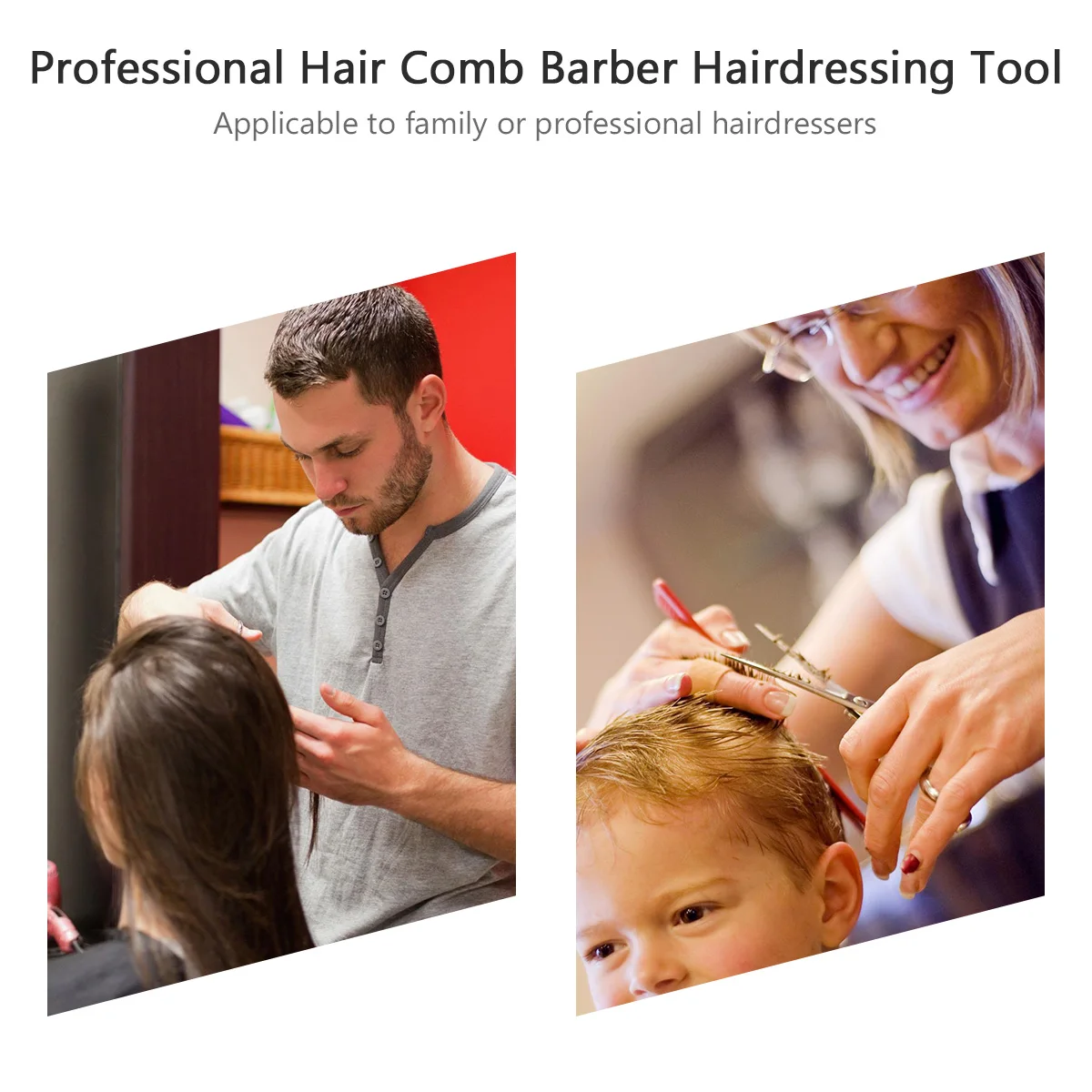 1pc Anti-Static Professional Barber Comb Fine Toothed Titanium Steel Salon Hair Comb For Thick Curly Hair 19X3Cm Silver
1pc Anti-Static Professional Barber Comb Fine Toothed Titanium Steel Salon Hair Comb For Thick Curly Hair 19X3Cm Silver