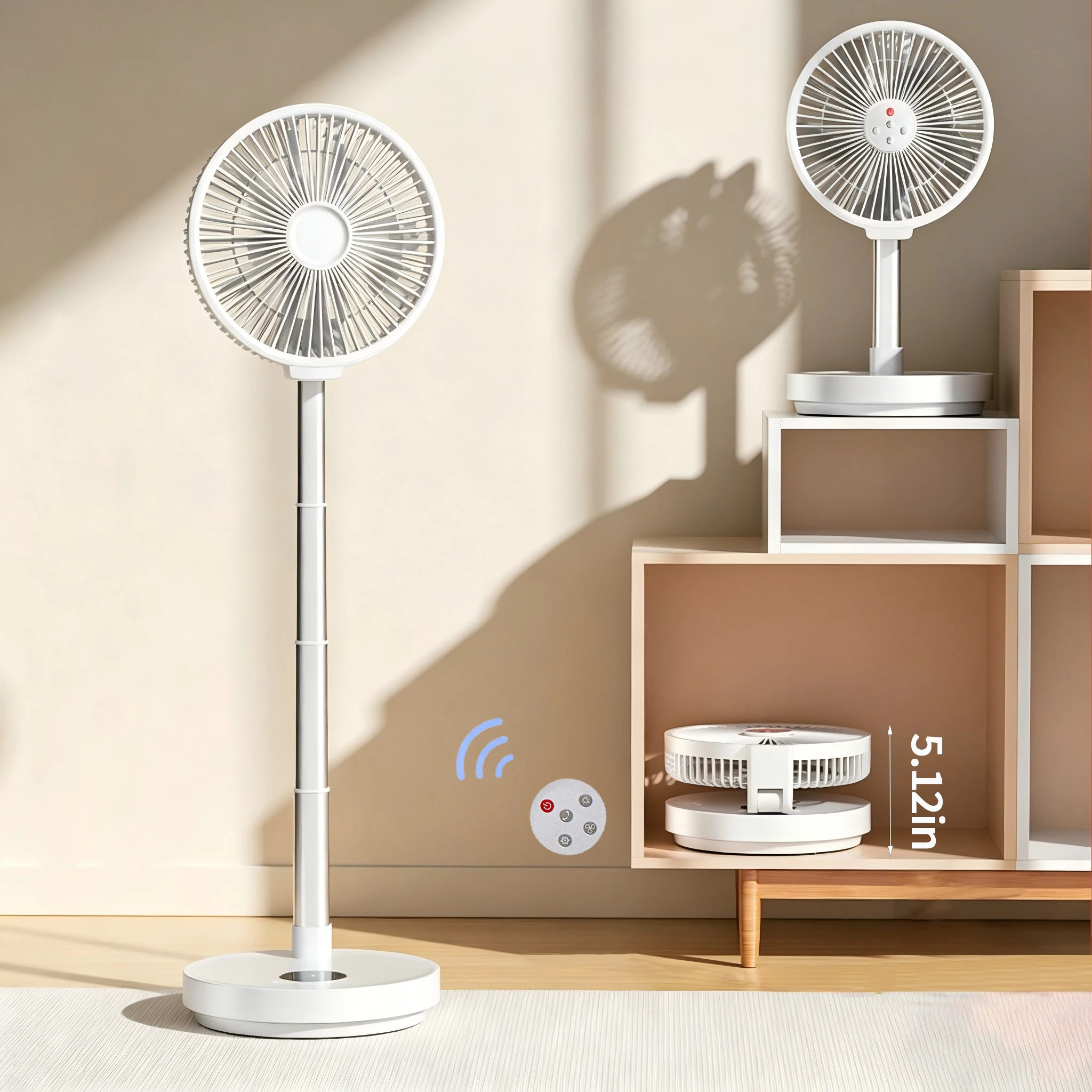 Remote control folding fan home bedroom outdoor camping fan silent LED light shaking left and right 10 inch desktop vertical fan
Remote control folding fan home bedroom outdoor camping fan silent LED light shaking left and right 10 inch desktop vertical fan