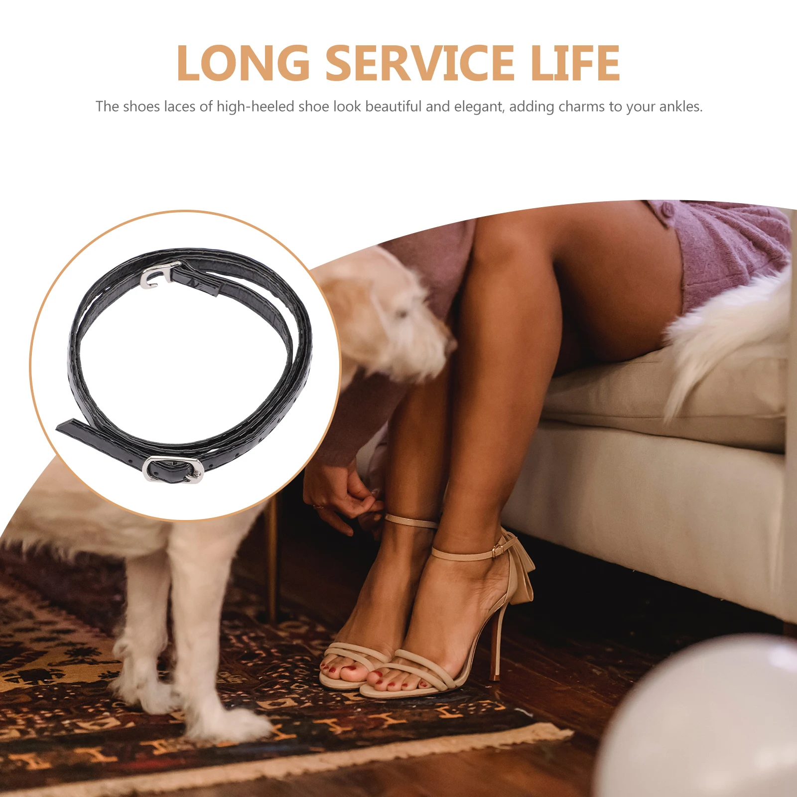 High Heel Anti-drop Shoelaces Elegant Straps Detachable Practical Laces Ankle Replacement Long Life Gifts Women Shoes
High Heel Anti-drop Shoelaces Elegant Straps Detachable Practical Laces Ankle Replacement Long Life Gifts Women Shoes