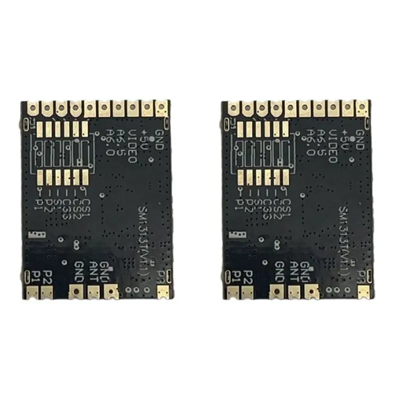 SM1312T 2Pack 1.3G 1.6W 16CH FPV VTX Wireless Transmitter Set For RC Drone Models, Supports PAL/NTSC
SM1312T 2Pack 1.3G 1.6W 16CH FPV VTX Wireless Transmitter Set For RC Drone Models, Supports PAL/NTSC