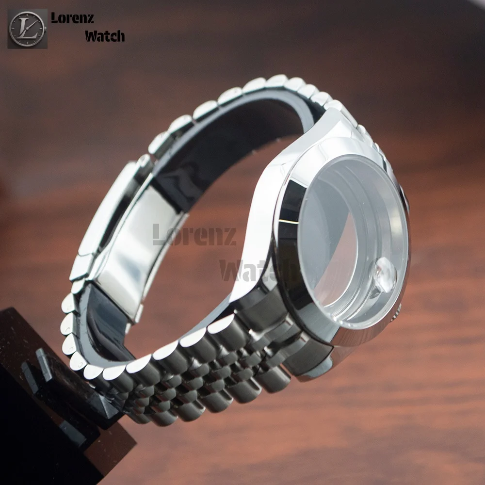 41mm Watch Case Sapphire Glass Watch Case Strap Fit NH36 NH34 NH35 Movement 10ATM Waterproof Jubilee Stainless Steel Band
41mm Watch Case Sapphire Glass Watch Case Strap Fit NH36 NH34 NH35 Movement 10ATM Waterproof Jubilee Stainless Steel Band
