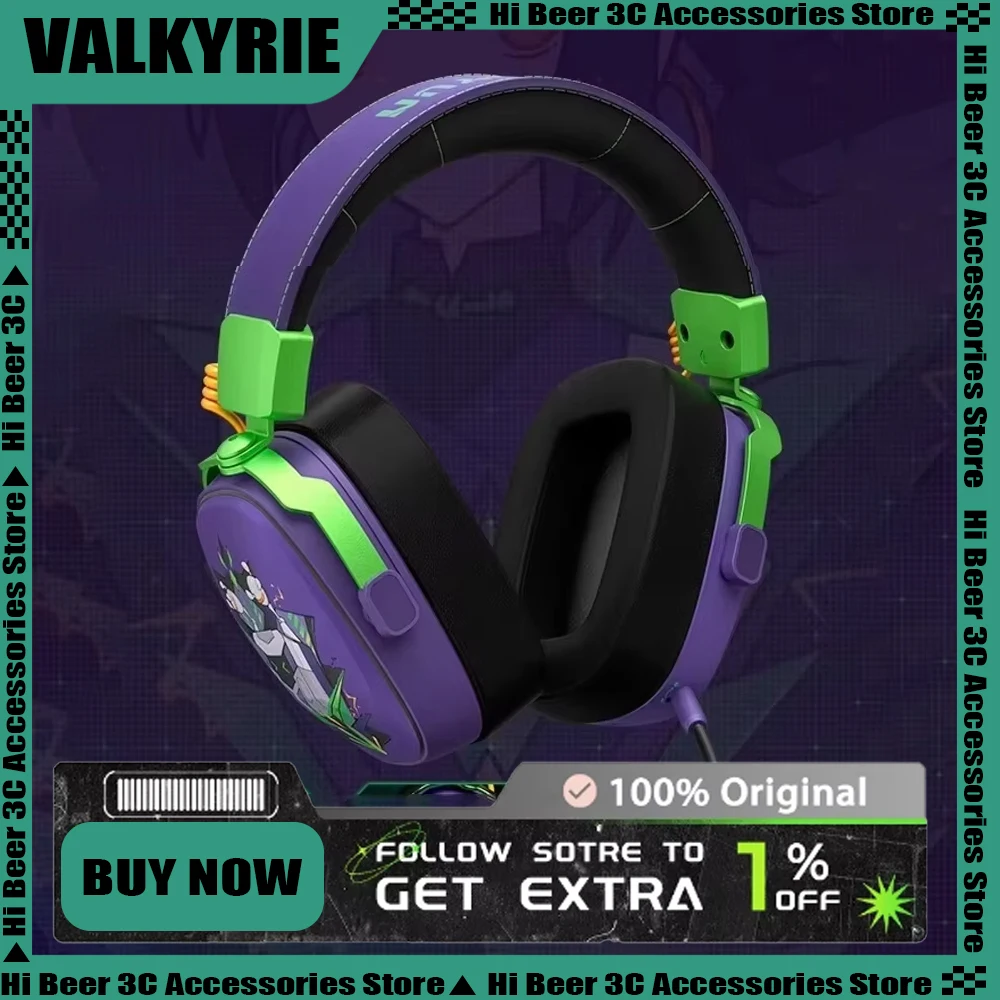 VALKYRIE VK S1 HiFi Gaming Headphones Wireless Bluetooth Tri Mode 50mm Large Dynamic Low Latency Esports Chip Custom Earphones 
VALKYRIE VK S1 HiFi Gaming Headphones Wireless Bluetooth Tri Mode 50mm Large Dynamic Low Latency Esports Chip Custom Earphones