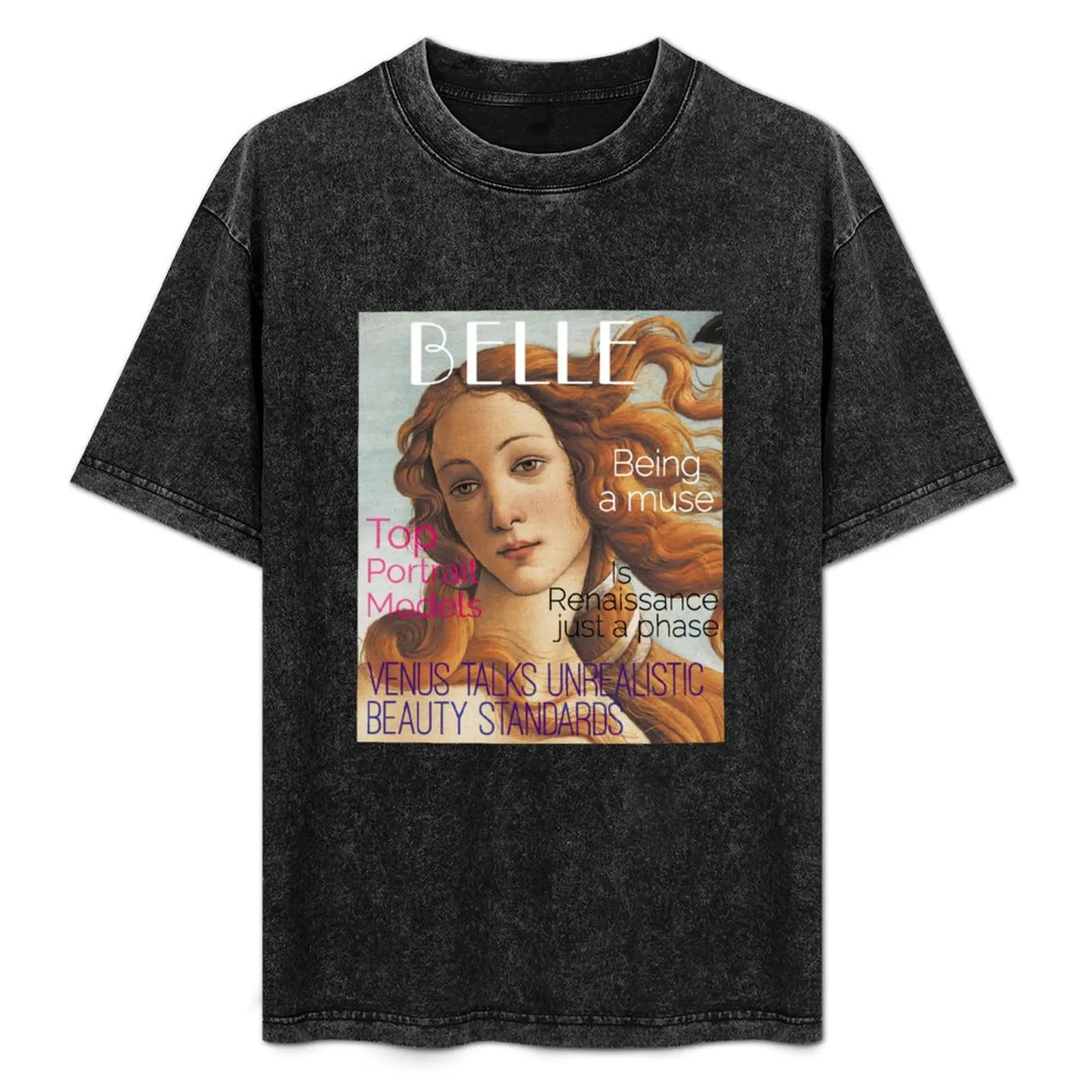 Renaissance Magazine T-Shirt Basic Daily Outfit Short Sleeve Tee
Renaissance Magazine T-Shirt Basic Daily Outfit Short Sleeve Tee