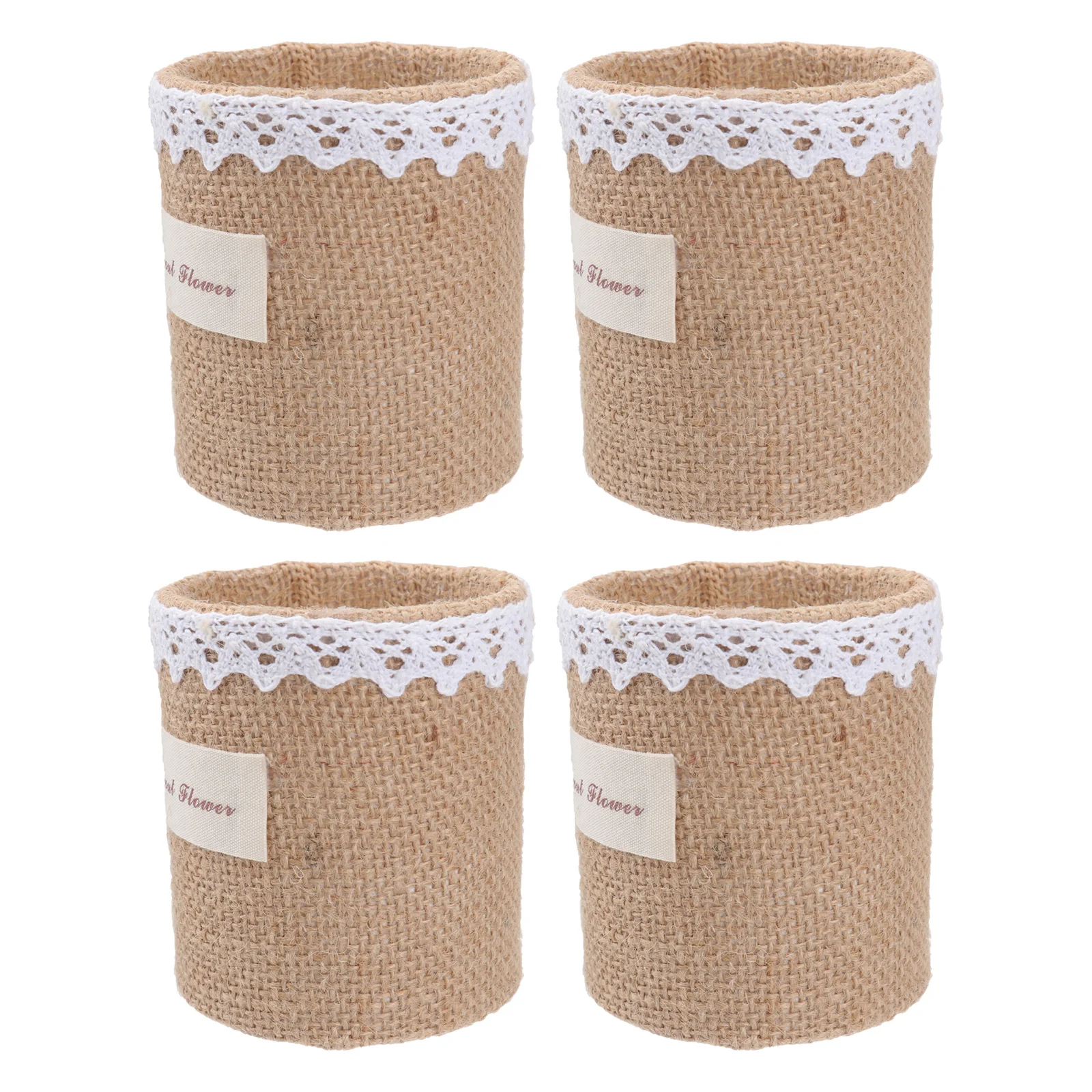 4 Pcs Burlap Bag Cotton Linen Storage Case for Succulents Dried Flowers Gifts Box Retro Style Multi Purpose Toy Bins
4 Pcs Burlap Bag Cotton Linen Storage Case for Succulents Dried Flowers Gifts Box Retro Style Multi Purpose Toy Bins