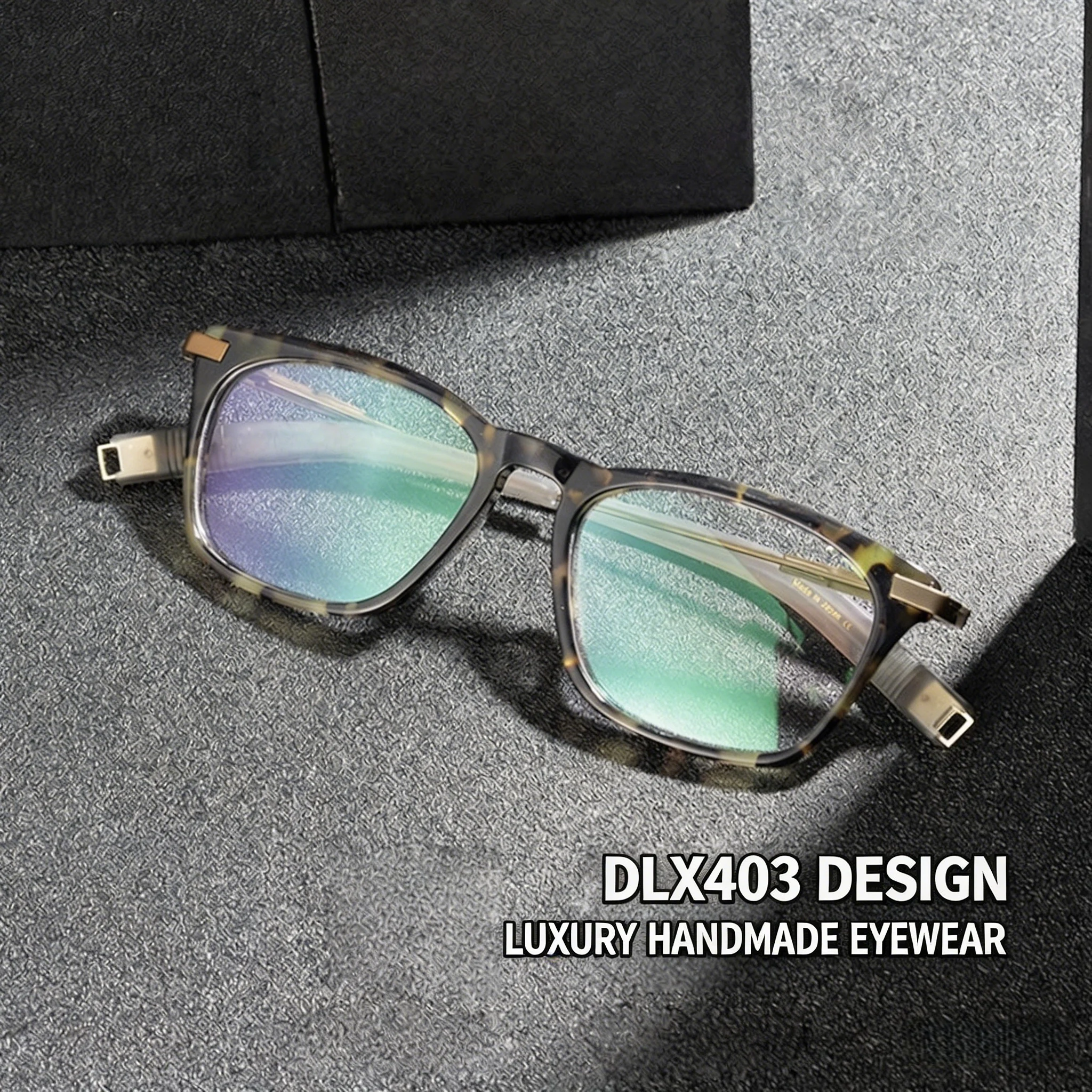 DLX403 Style Eyewear, Luxury DITA-Inspired Square Glasses, Acetate Titanium Handmade, Classic For Men And Women Tort
DLX403 Style Eyewear, Luxury DITA-Inspired Square Glasses, Acetate Titanium Handmade, Classic For Men And Women Tort