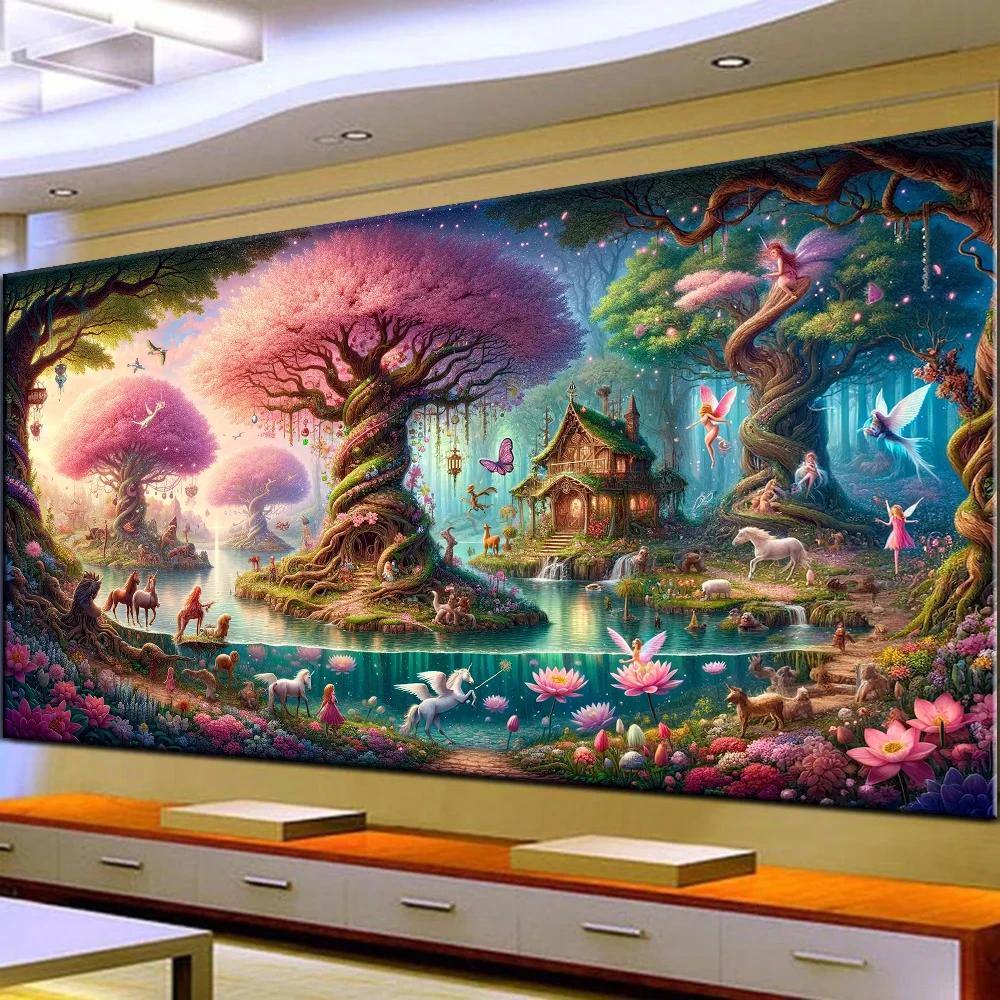 DIY Diamond Painting Cross Stitch Kit Fantastic Forest Picture Full Drills Diamond Mosaic New Collection Home Decor Gift
DIY Diamond Painting Cross Stitch Kit Fantastic Forest Picture Full Drills Diamond Mosaic New Collection Home Decor Gift