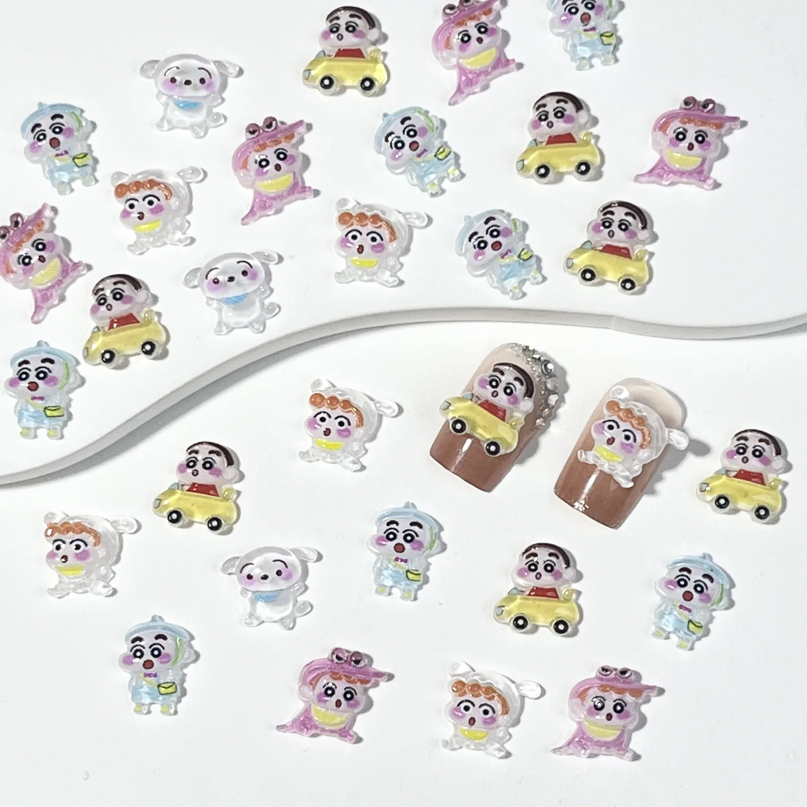 20PCS Cartoon for Crayon Shin-chan Nail Accessories Anime Characters Nail Diamonds DIY Accessories
20PCS Cartoon for Crayon Shin-chan Nail Accessories Anime Characters Nail Diamonds DIY Accessories