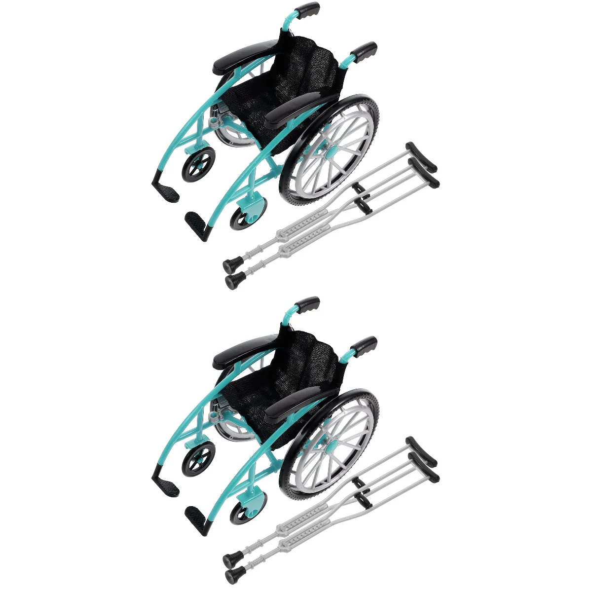 2 Sets of Simulation Wheelchair Miniature Wheelchair Model House Crutch Set Miniature Chair House Miniature Model
2 Sets of Simulation Wheelchair Miniature Wheelchair Model House Crutch Set Miniature Chair House Miniature Model