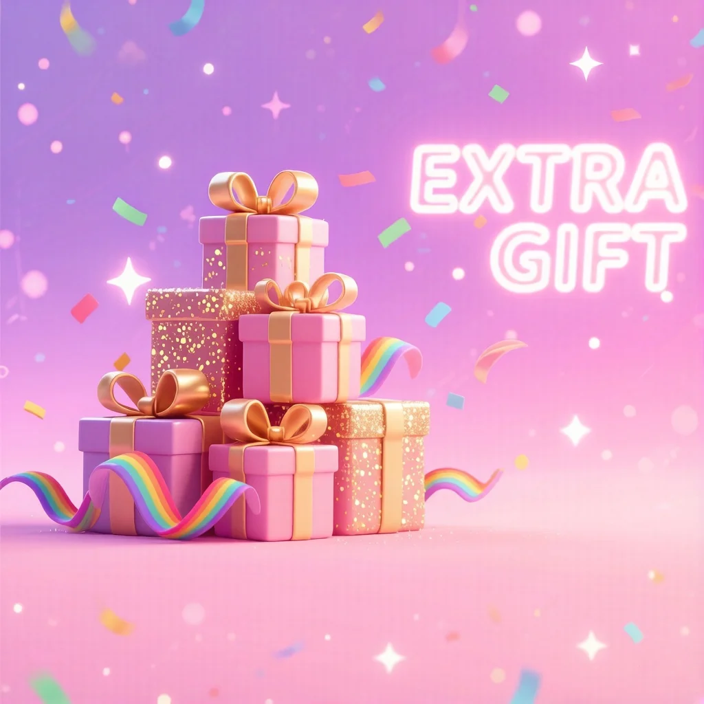 Extra Gift for VIP
Extra Gift for VIP