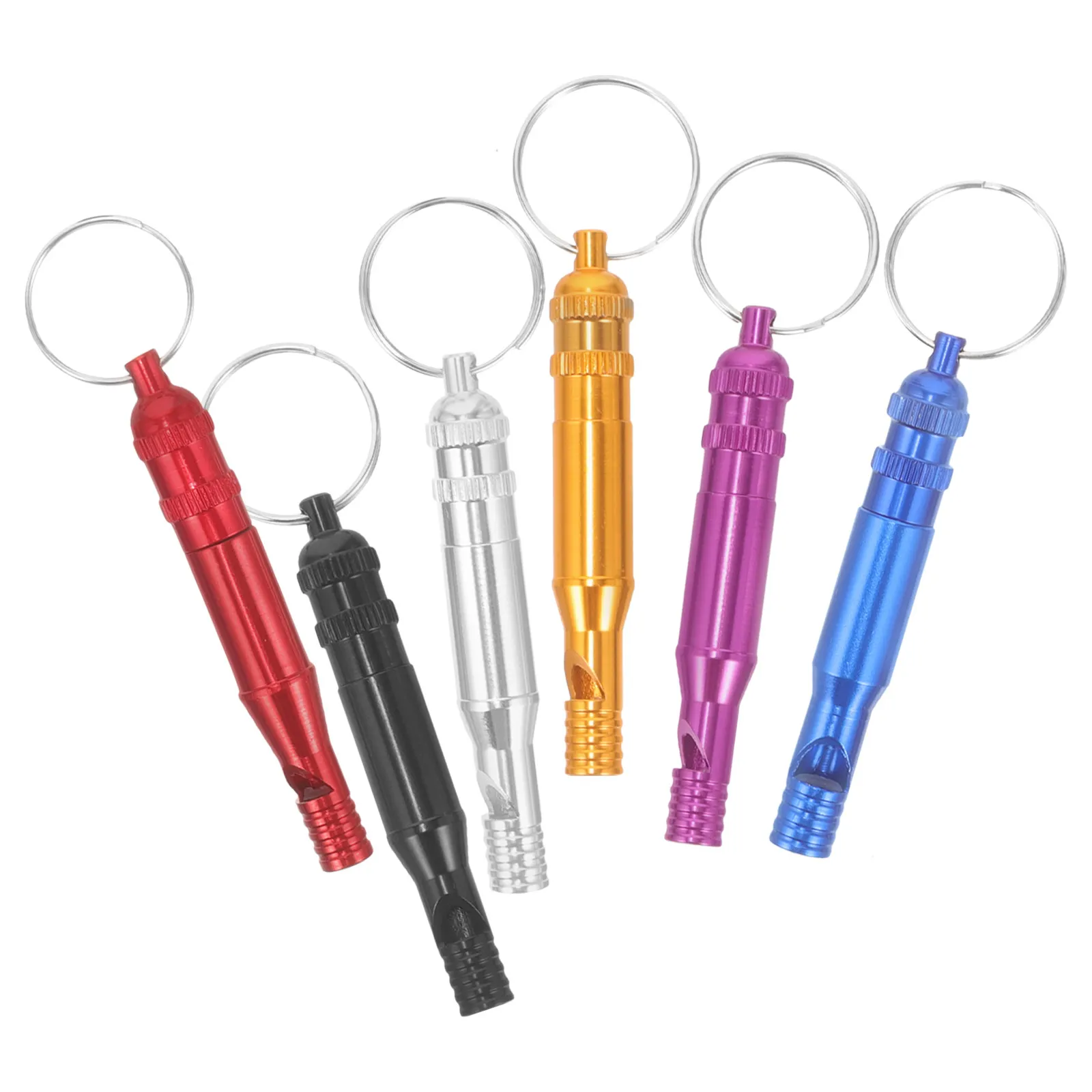 6Pcs Survival Whistle Emergency Metal Whistles Small Portable Lifesaving Safety Whistles for Hiking Camping Training Referee
6Pcs Survival Whistle Emergency Metal Whistles Small Portable Lifesaving Safety Whistles for Hiking Camping Training Referee