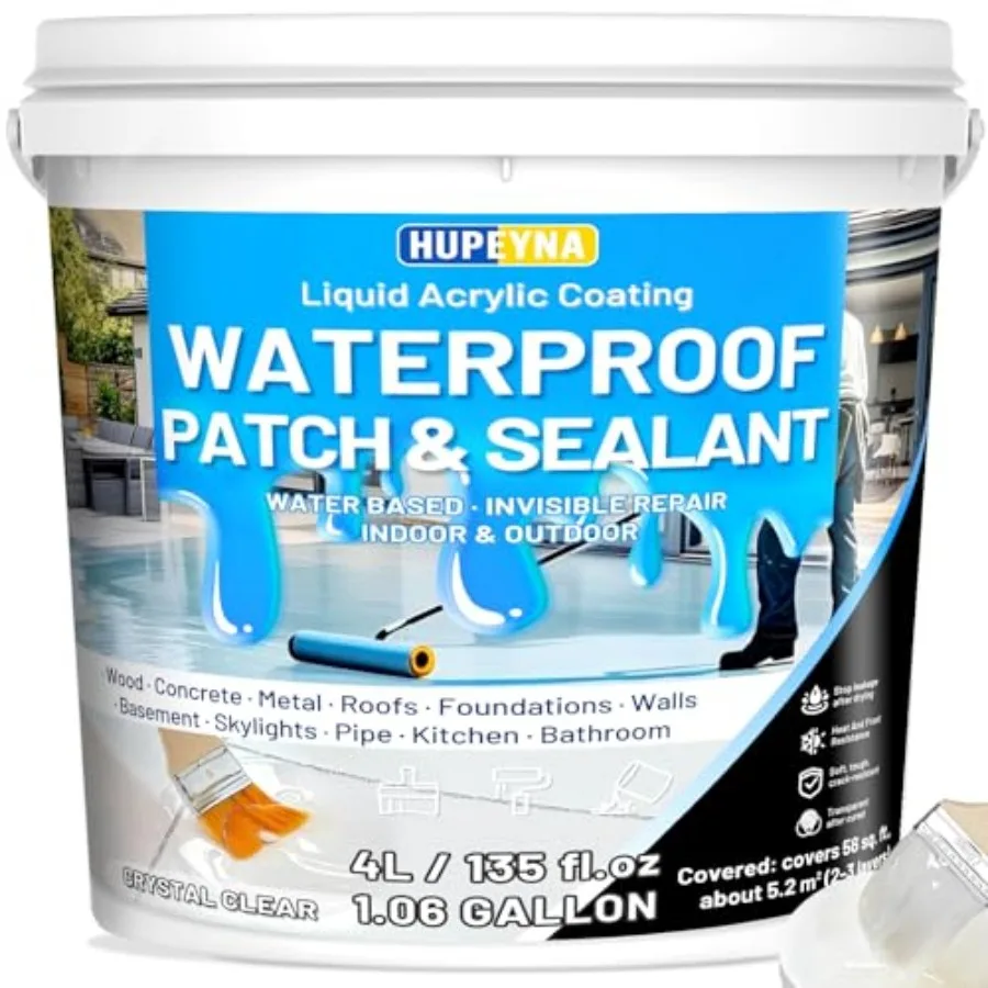 Waterproof Sealant, Liquid Transparent Waterproof Coating Repairing Anti-Leakage Agent, Invisible Water Proof Adhesive Indoor a
Waterproof Sealant, Liquid Transparent Waterproof Coating Repairing Anti-Leakage Agent, Invisible Water Proof Adhesive Indoor a