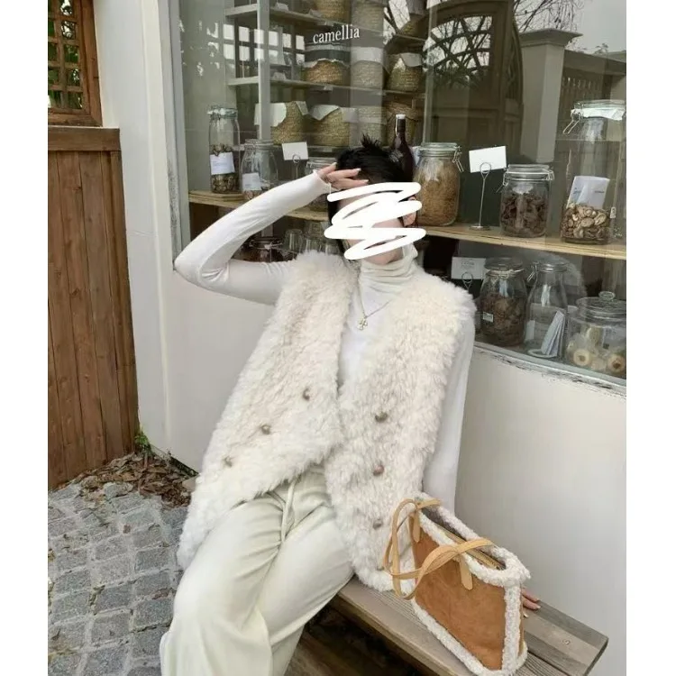 Faionable жилет из меха ягненка, верхняя одежда, корейский зимний жилет, Новое поступление, универсальный женский тройник из полиэфирного волокна 00%
Faionable жилет из меха ягненка, верхняя одежда, корейский зимний жилет, Новое поступление, универсальный женский тройник из полиэфирного волокна 00%