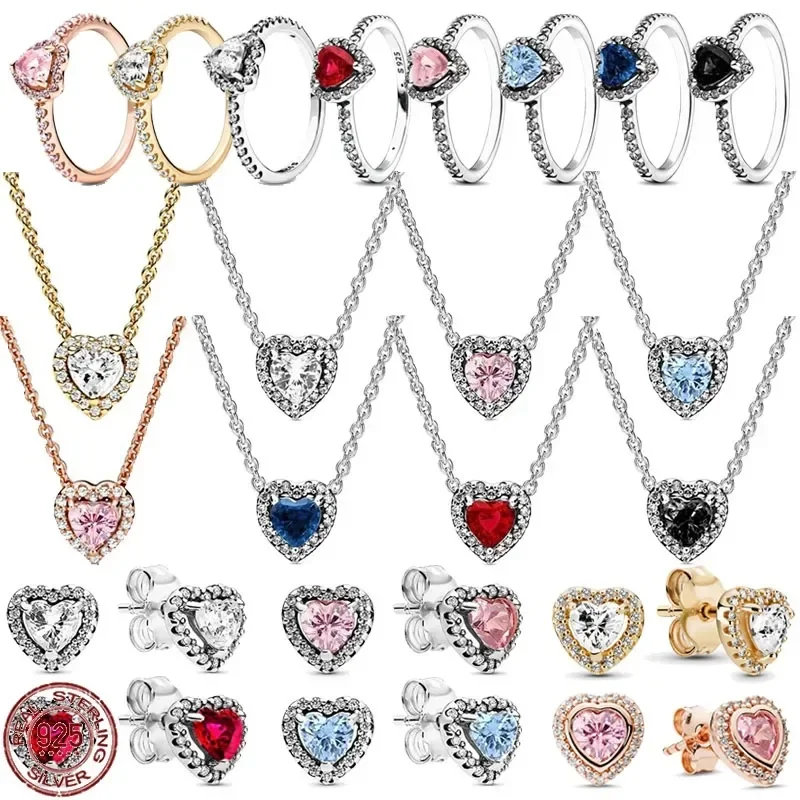 Hot selling 925 sterling silver exquisite sparkling colored crystal rings, earrings, necklaces fit original design DIY jewelry
Hot selling 925 sterling silver exquisite sparkling colored crystal rings, earrings, necklaces fit original design DIY jewelry