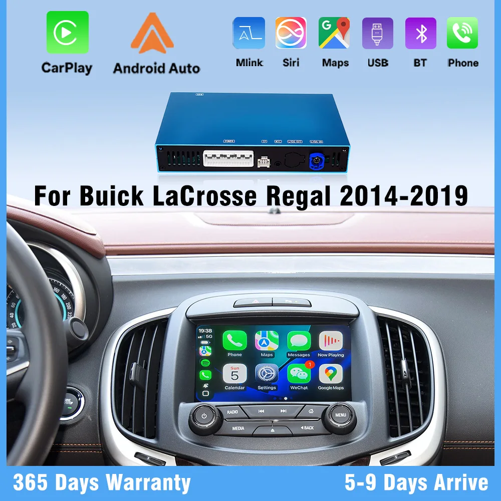 Wireless CarPlay For Buick LaCrosse Regal 2014-2019 Android Auto Airplay Navi Multimedia Mirrorring Airplay Camera DSP Car play
Wireless CarPlay For Buick LaCrosse Regal 2014-2019 Android Auto Airplay Navi Multimedia Mirrorring Airplay Camera DSP Car play