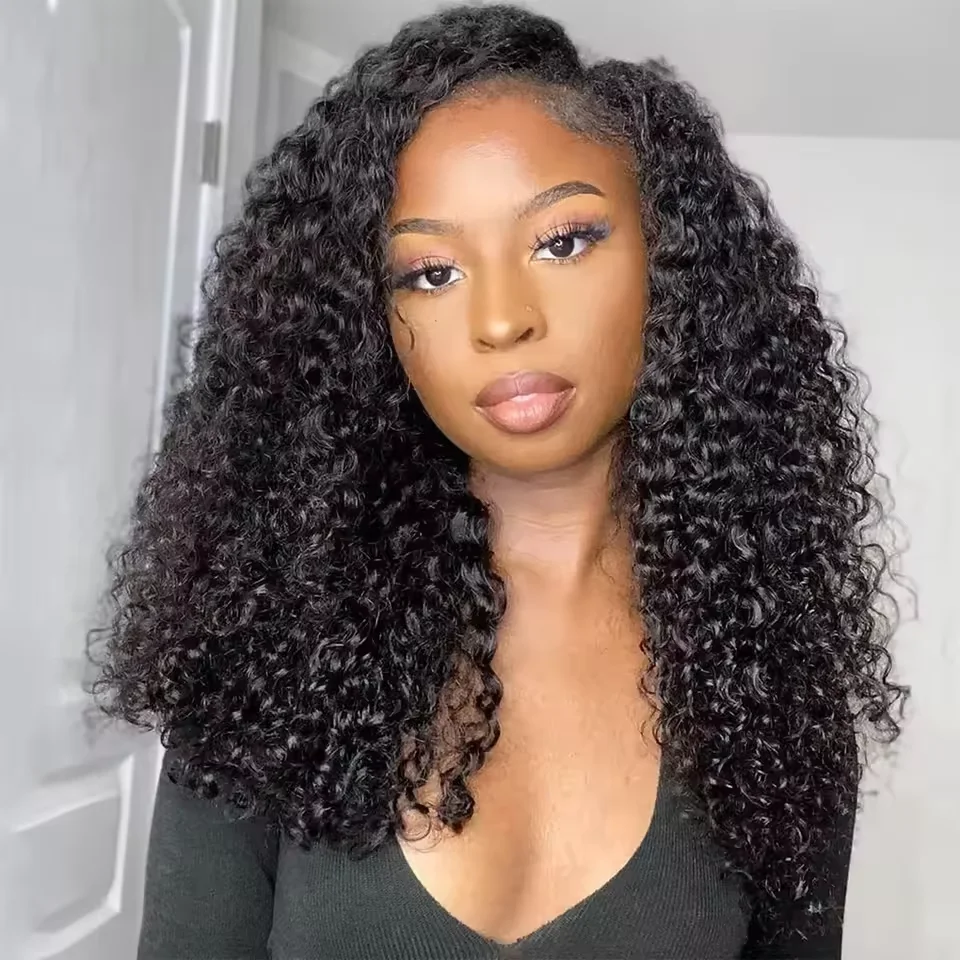 With Drawstring Seamless Wear Go Glueless Wig 3 in 1 Glueless Wig Kinky Curly Flip Over Wig Half Wigs Human Hair For Summer
With Drawstring Seamless Wear Go Glueless Wig 3 in 1 Glueless Wig Kinky Curly Flip Over Wig Half Wigs Human Hair For Summer