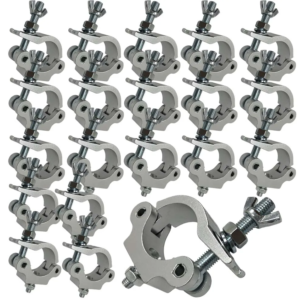 20pcs Tube 44-53mm 1.73-2.09 in Load250kg Aluminum Stage Light Truss Display System Accessories Coupler Pipe Truss Clamp Hook
20pcs Tube 44-53mm 1.73-2.09 in Load250kg Aluminum Stage Light Truss Display System Accessories Coupler Pipe Truss Clamp Hook
