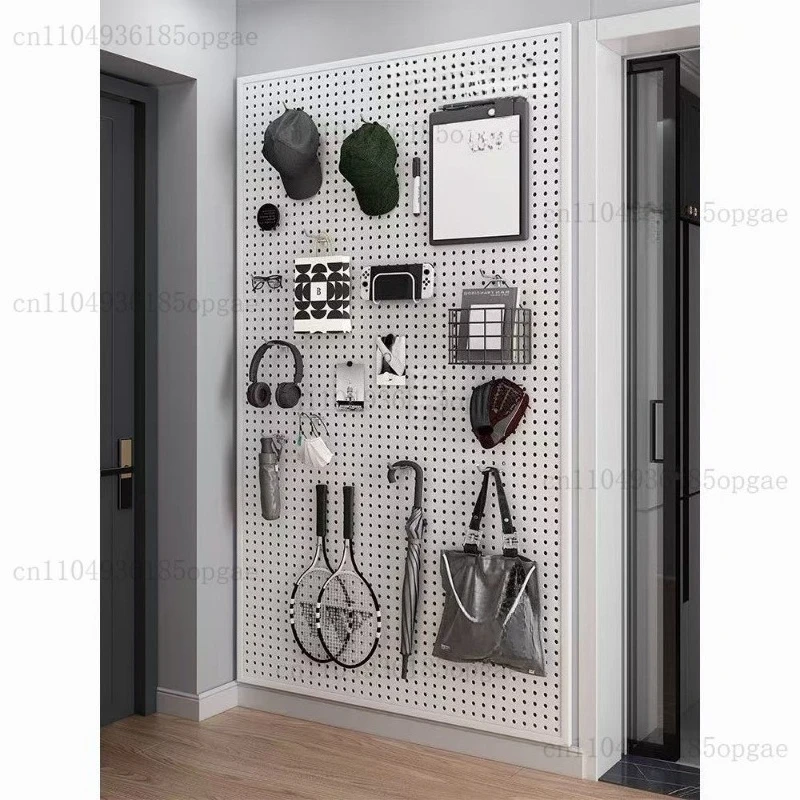 Hole plate shelf entrance entrance wall hanging board storage and finishing wall hanging shelf universal wrought iron baffle
Hole plate shelf entrance entrance wall hanging board storage and finishing wall hanging shelf universal wrought iron baffle