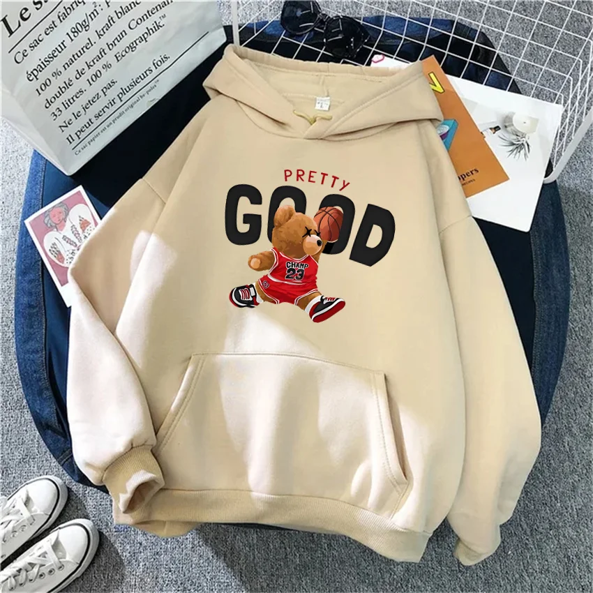 Fashion Champ 23 Teddy Bear Printed Women Hoodes Male Warm Fleece Hoodied Autumn Loose Hoodie Unisex Hip Hop Y2k Streetwear
Fashion Champ 23 Teddy Bear Printed Women Hoodes Male Warm Fleece Hoodied Autumn Loose Hoodie Unisex Hip Hop Y2k Streetwear