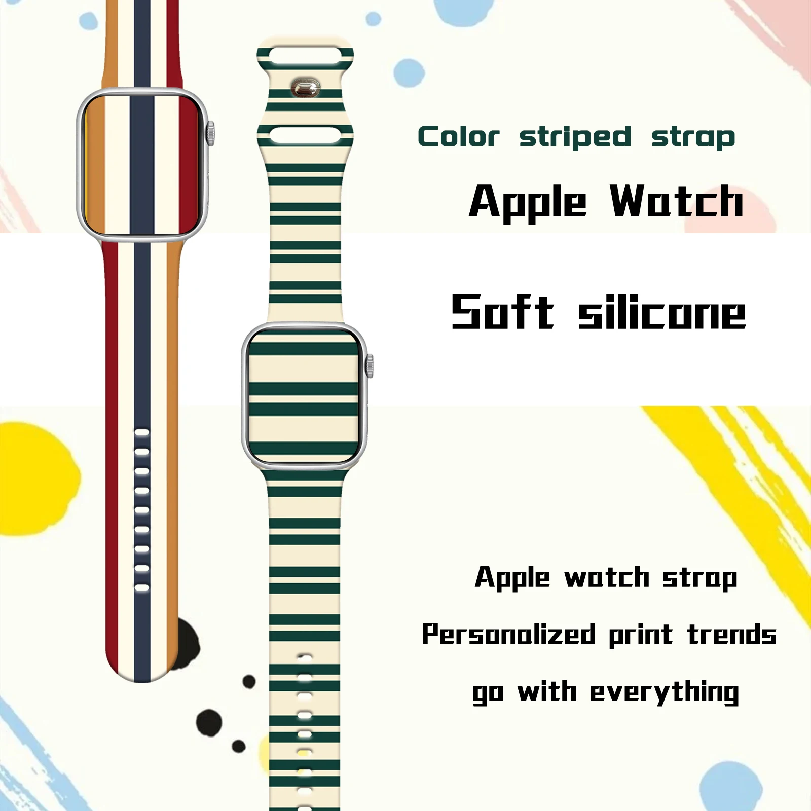 Maillard fringe Series 1 Printed Strap for Apple Watch 10 9 8 7 SE Silicone Band Replaceable Bracelet for iWatch 49mm 46mm 44mm
Maillard fringe Series 1 Printed Strap for Apple Watch 10 9 8 7 SE Silicone Band Replaceable Bracelet for iWatch 49mm 46mm 44mm