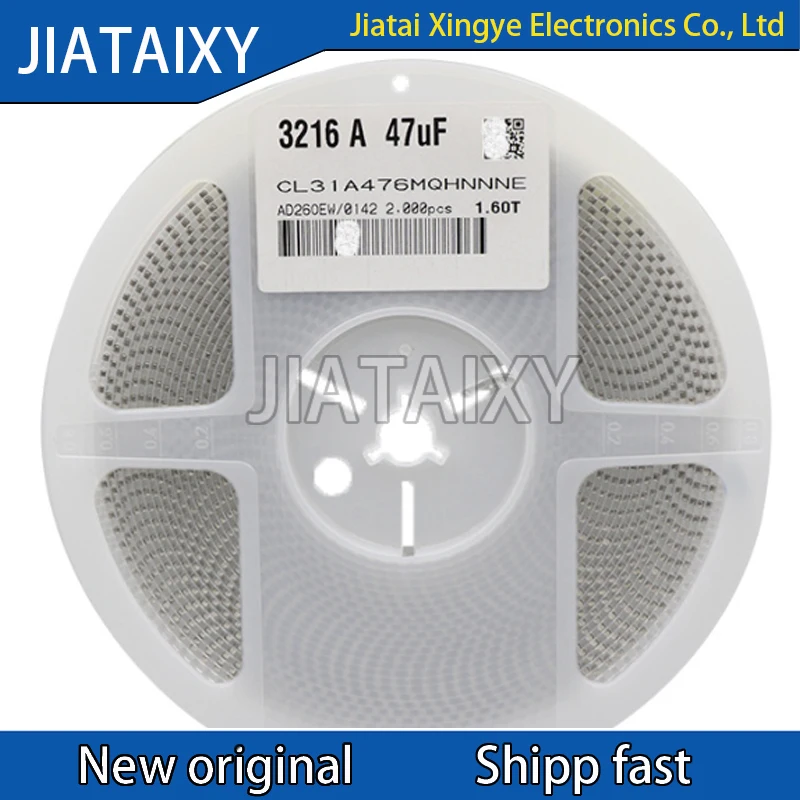 1206 1UF 4.7UF 10UF 100UF 22UF 47UF 0.1UF 0.47UF 6.3V 10V 16V 25V 35V 3216A A-Type SMD Tantalum Capacitor
1206 1UF 4.7UF 10UF 100UF 22UF 47UF 0.1UF 0.47UF 6.3V 10V 16V 25V 35V 3216A A-Type SMD Tantalum Capacitor