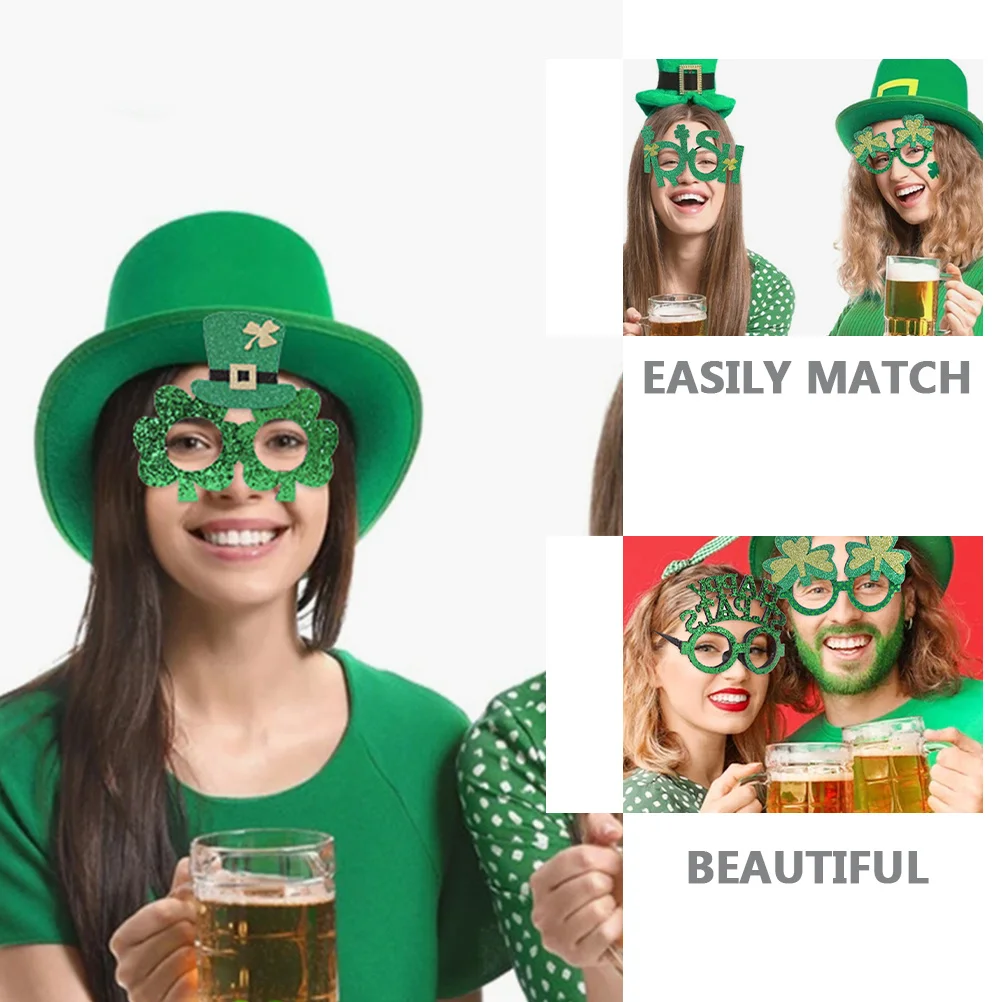 5Pcs St Patrick's Eyeglasses Shamrock Glasses Party Props Costume Accessories Festival Supplies Shamrock Glasses
5Pcs St Patrick's Eyeglasses Shamrock Glasses Party Props Costume Accessories Festival Supplies Shamrock Glasses